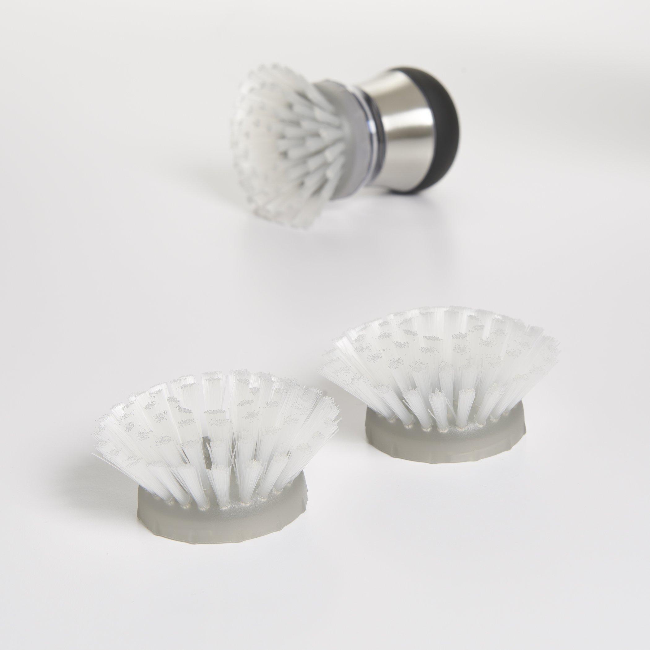 OXO SteeL Soap Dispensing Palm Brush Refills,2 count (Pack of 1) - Image 2