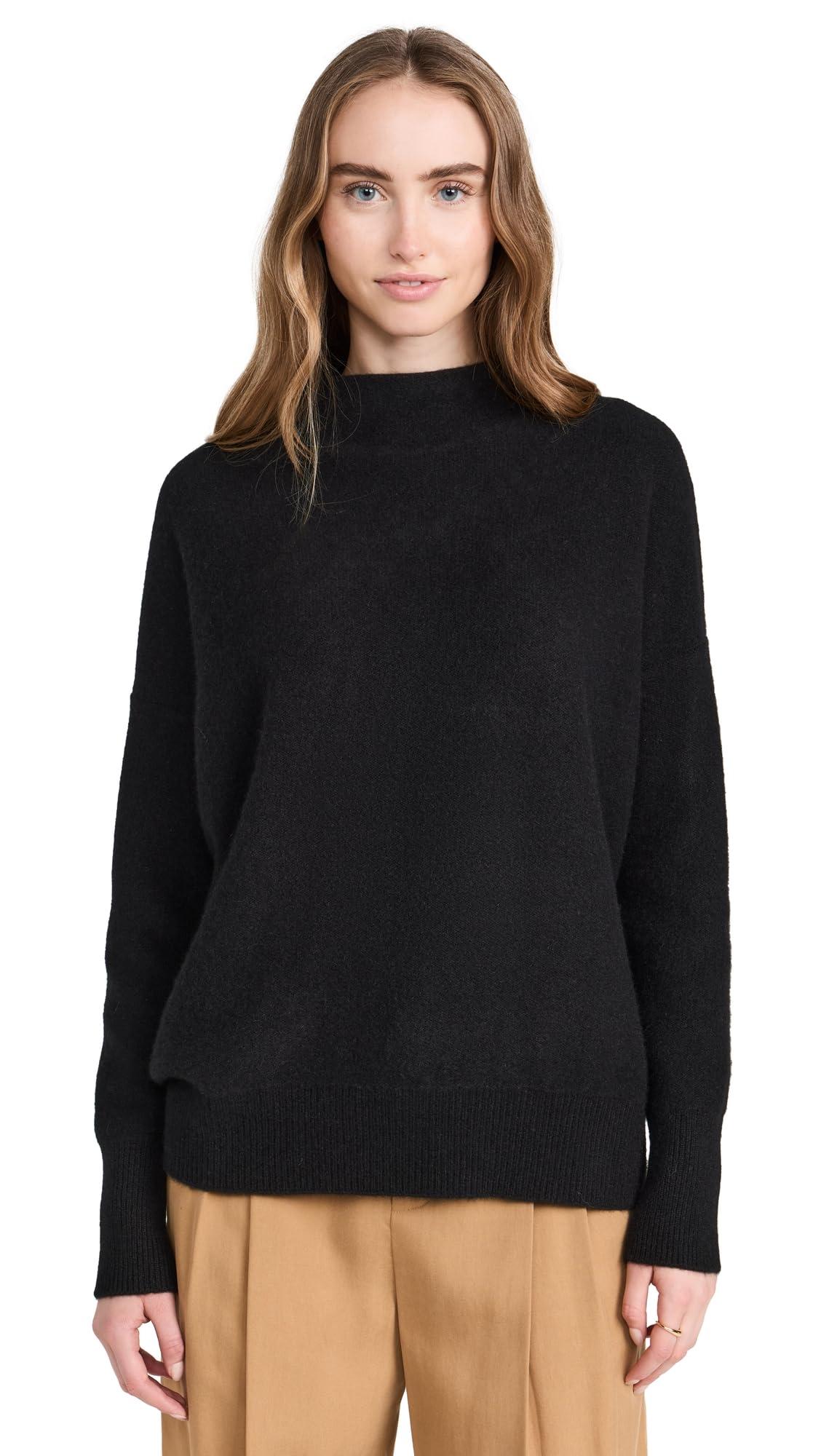 Vince Women's Boiled Funnel Neck Pullover