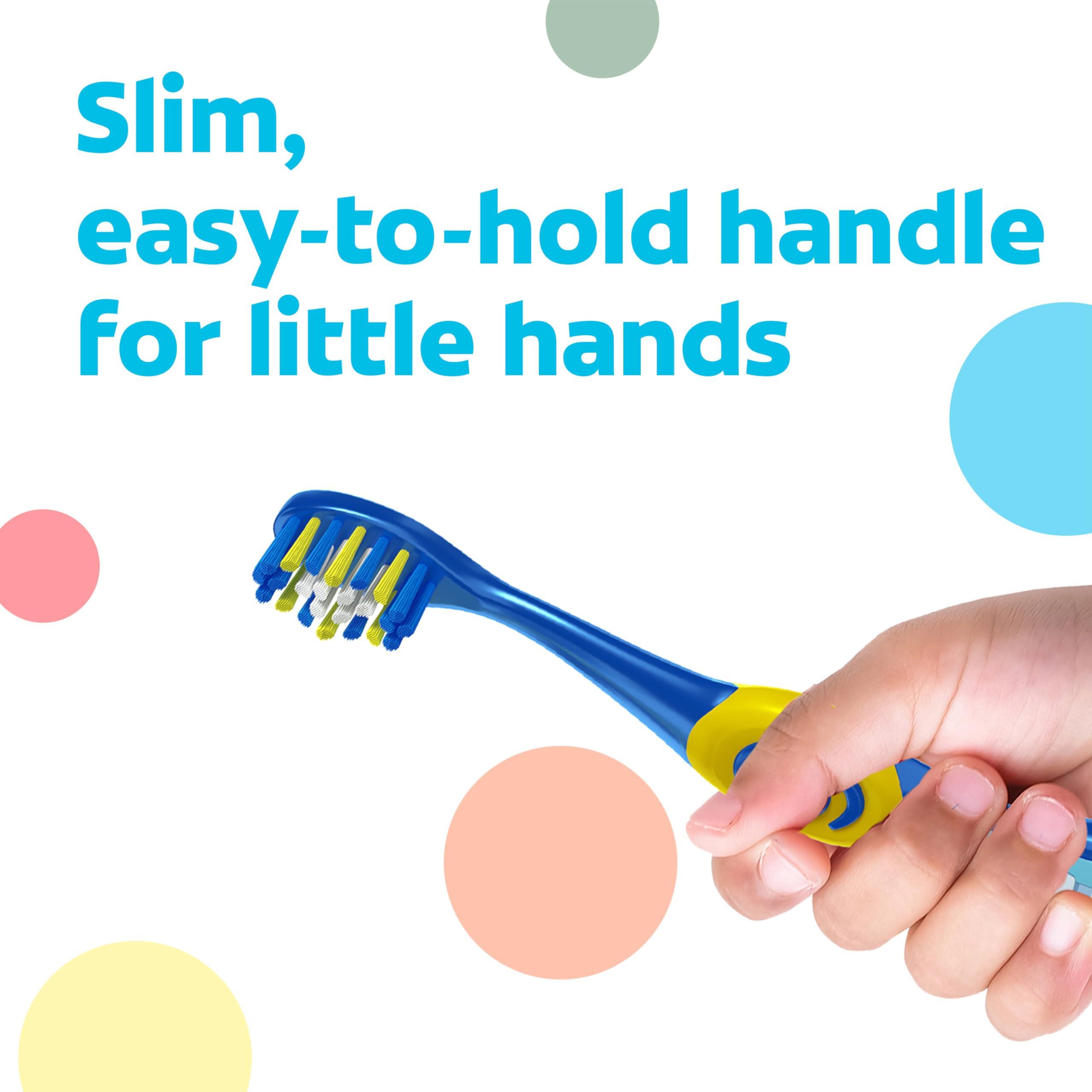 Colgate Bluey Extra Soft Toothbrush for Kids, Kids Toothbrush Pack with Built in Suction Cup Toothbrush Holder, Designed for Children Ages 2 and Up, Extra Soft Bristles, 2 Count (Pack of 1) - Image 4