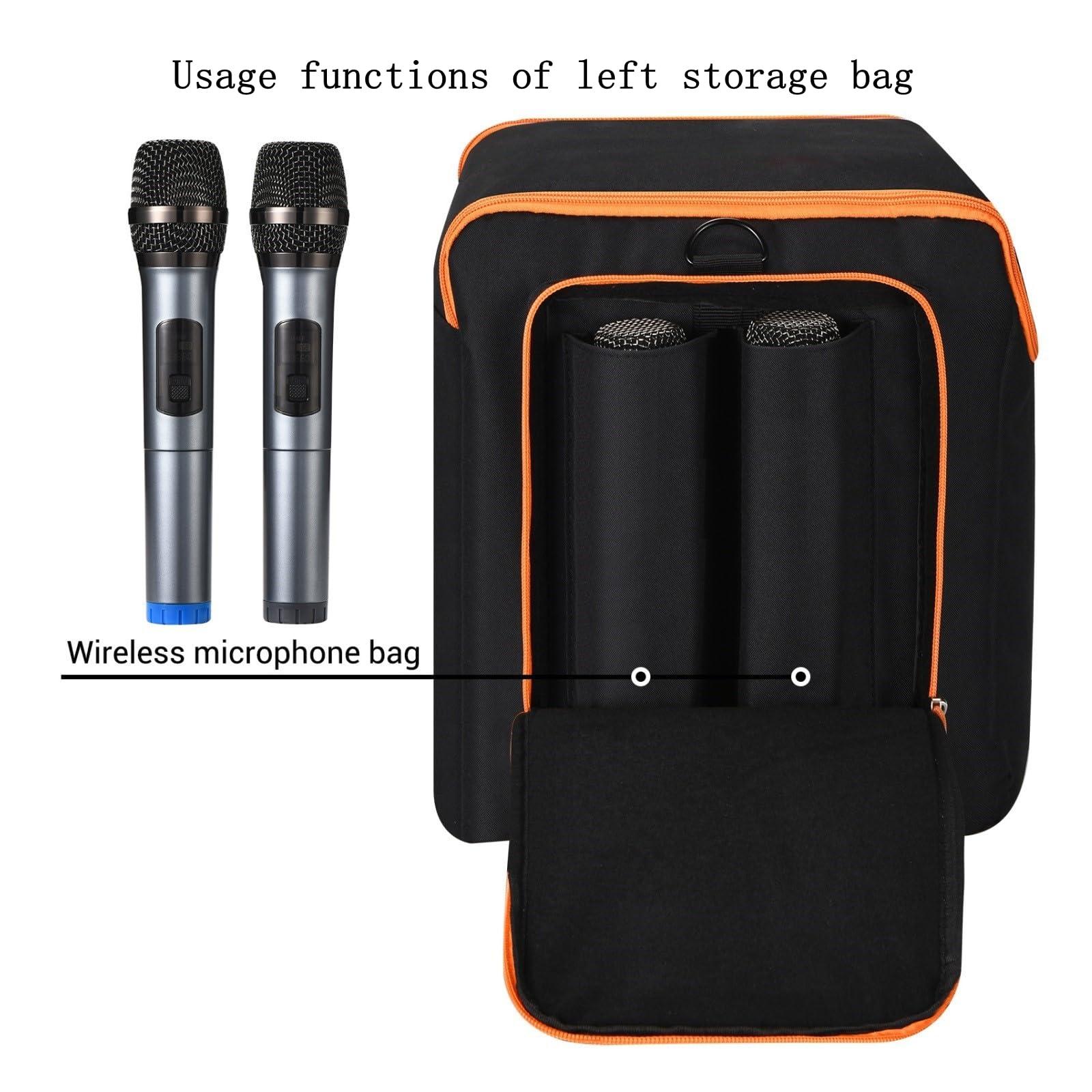 LaiMoney Travel Case Portable Tote Bag for JBL PartyBox Encore Essential Bluetooth Speaker, Multifunctional Storage Bag Portable Party Speaker Case with Microphone Storage Bag - Image 4