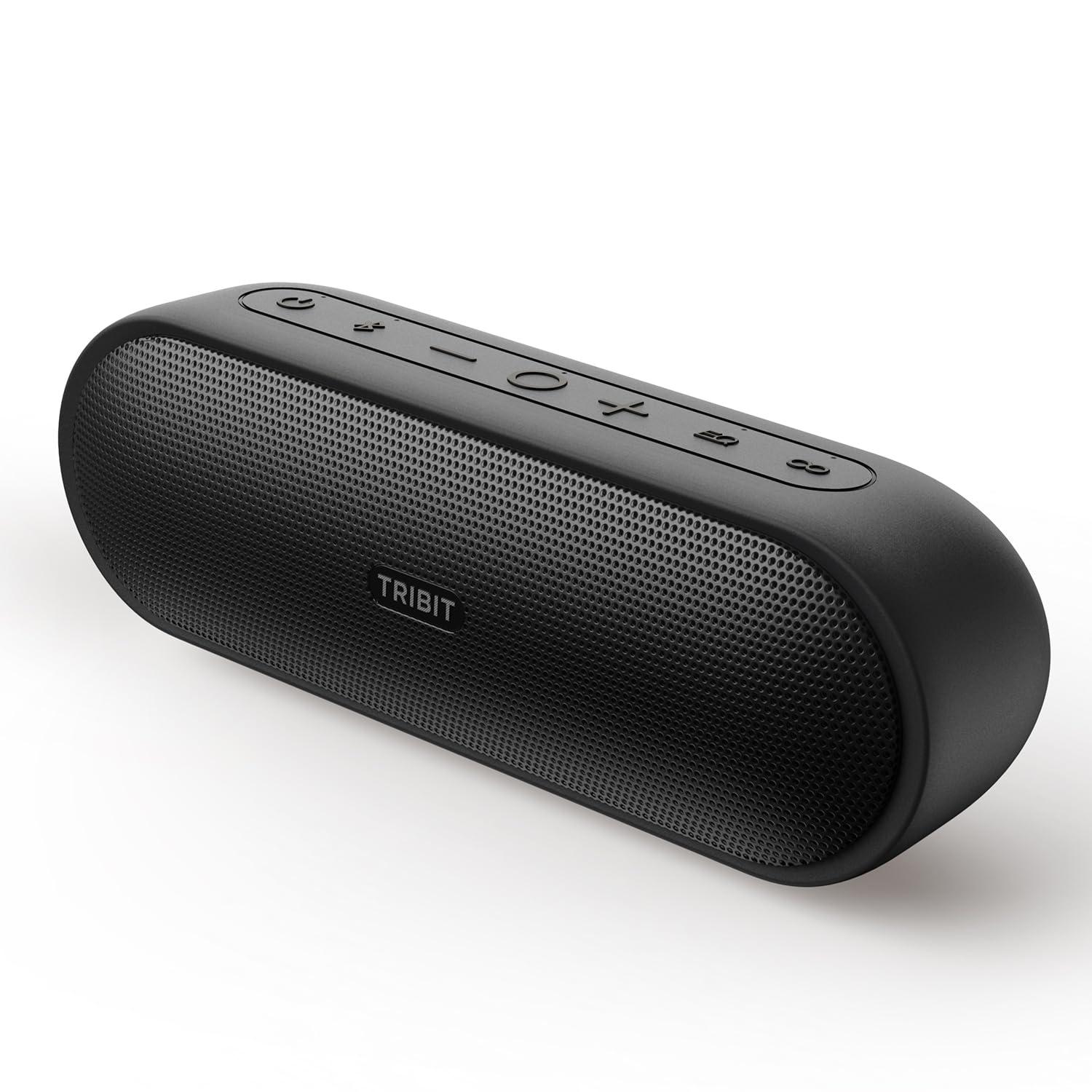 Tribit Portable Bluetooth Speaker XSound Plus 2, Wireless Speaker 30W with XBass, IPX7 Waterproof, 24-Hour Playtime, Stereo Sound, Built-in Mic, Bluetooth 5.3 for Party, Car, Travel