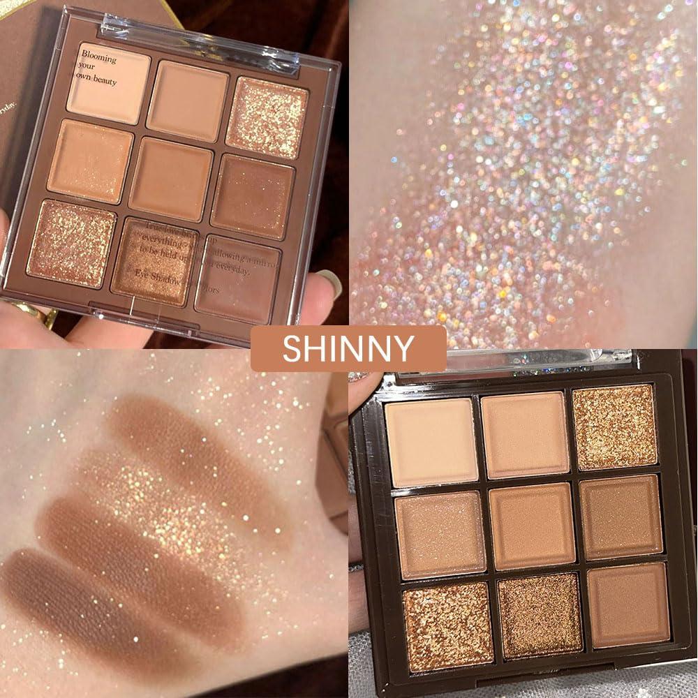 CAKAILA Neutral Nude Brown Smokey Eye Shadow Palette,Rose Gold Bronze Naked Cream Eyeshadow Palette Makeup,Highly Pigmented Natural Eyeshadow for Eyes Long Lasting Naturing-Looking - Image 6