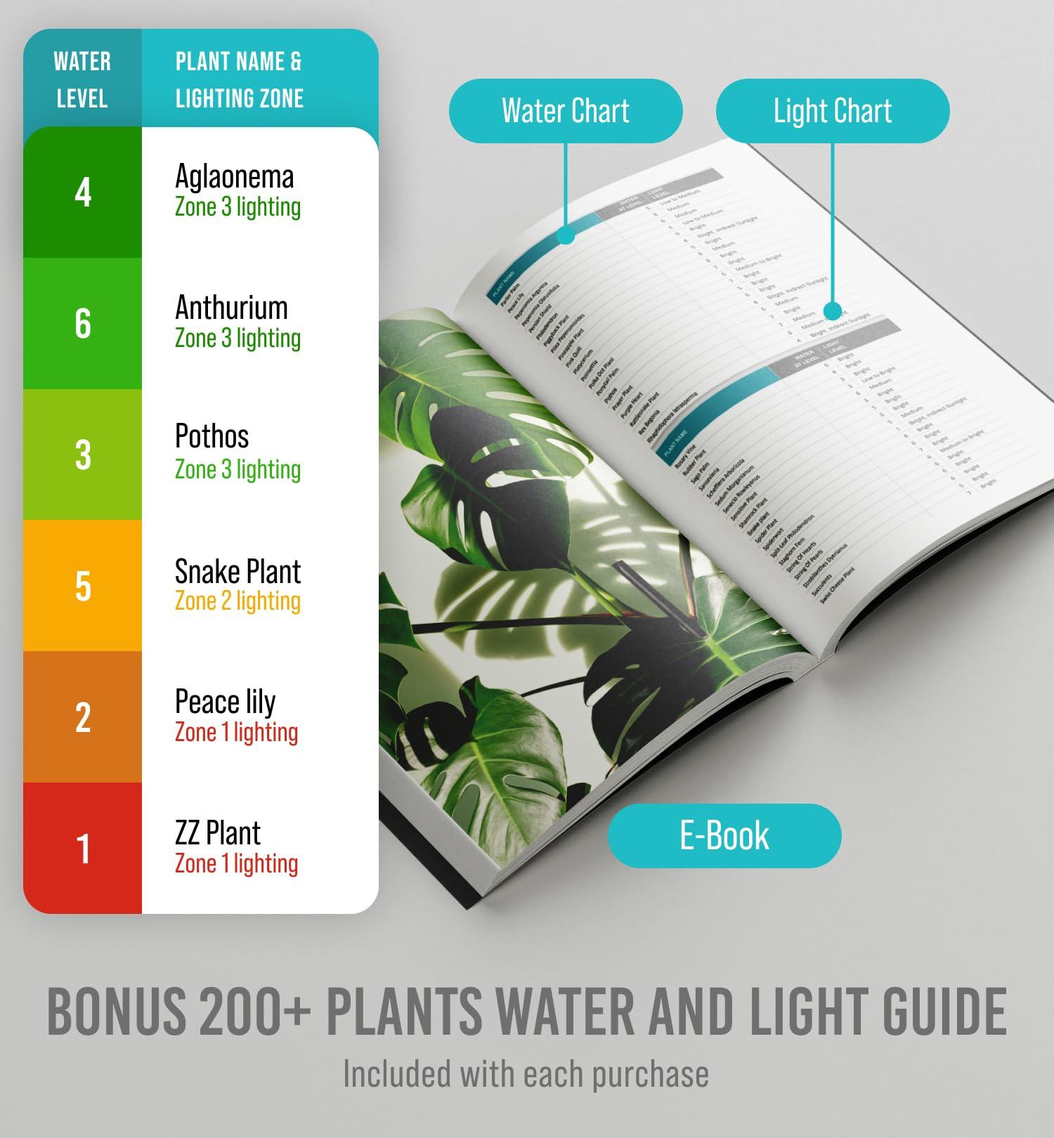 GROWIT Plant Moisture Meter Houseplants - Accurate Plant Water Meter for Indoor Plants Soil Moisture Meter Stocking Stuffers Gift for Mom Dad Adults - No Battery Needed - Image 2