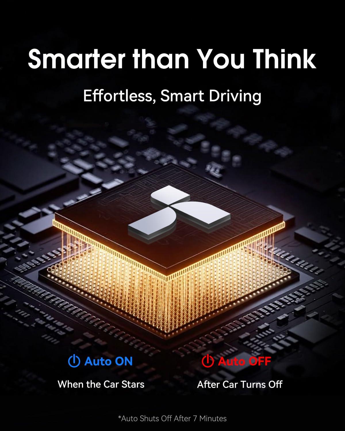 TORRAS Smart Car Air Freshener, Ultra-wide Ultrasonic Atomization Car Freshener, Blue Ambient Light, AUTO On/Off, Adjustable Mode, Natural fragrance, Sandalwood Cologne Scent - Image 4