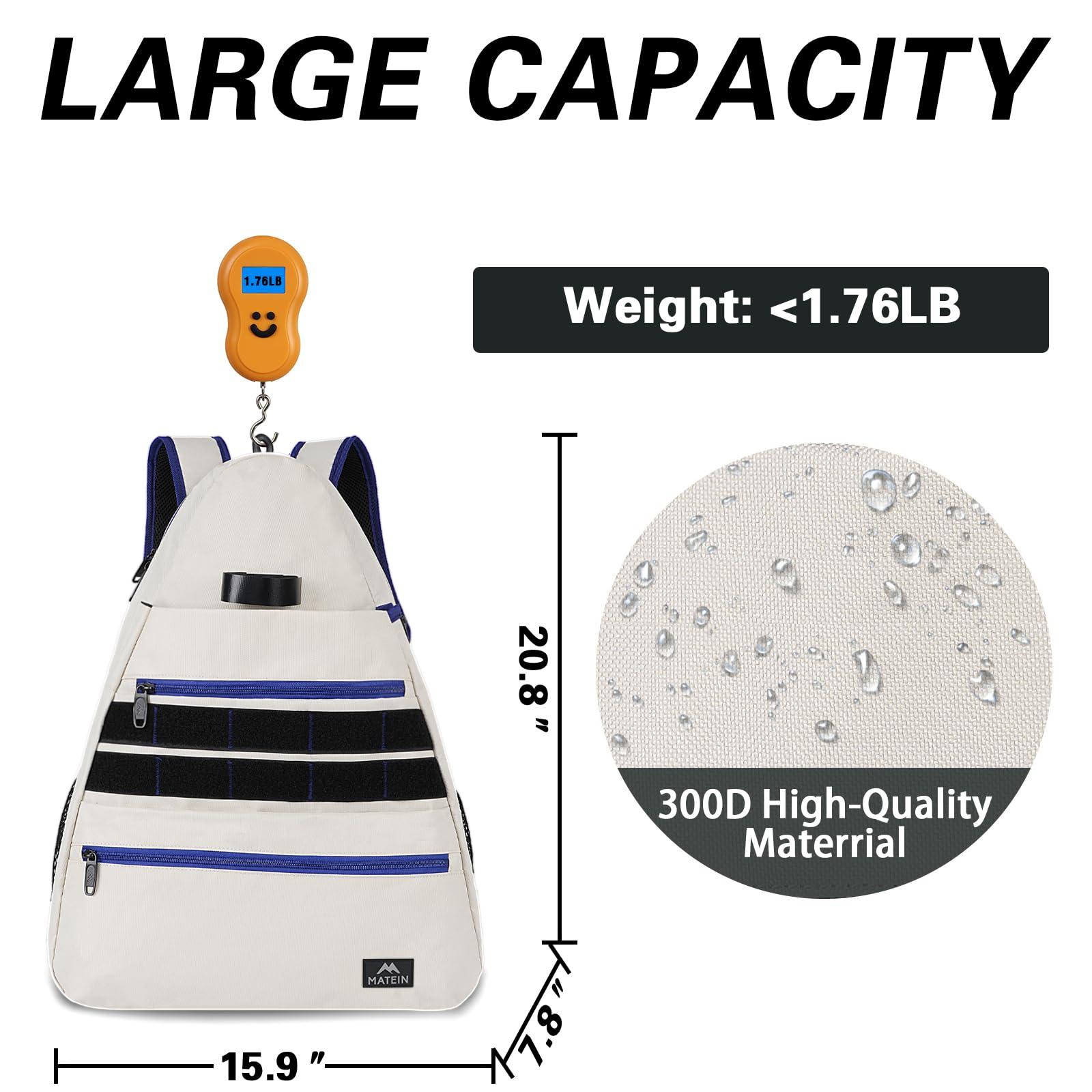 MATEIN Tennis Bag, Large Tennis Backpack for Men & Women with Shoe Compartment Hold 2 Rackets, Pickleball Paddles, Badminton Racquet, Ball Accessories - Image 2