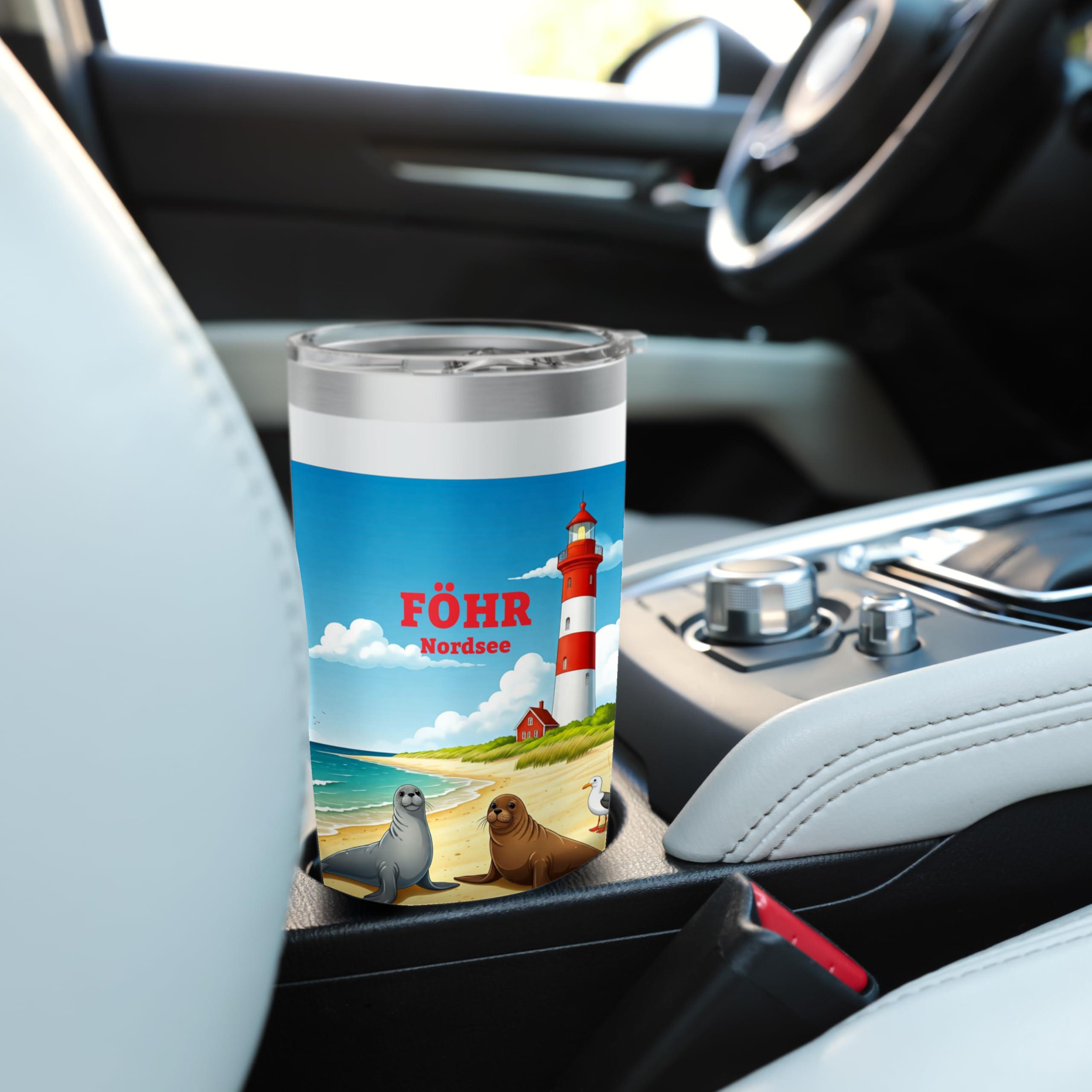Föhr Nordsee Island Beach Schleswig-Holstein North Frisia Stainless Steel Insulated Tumbler - Image 2