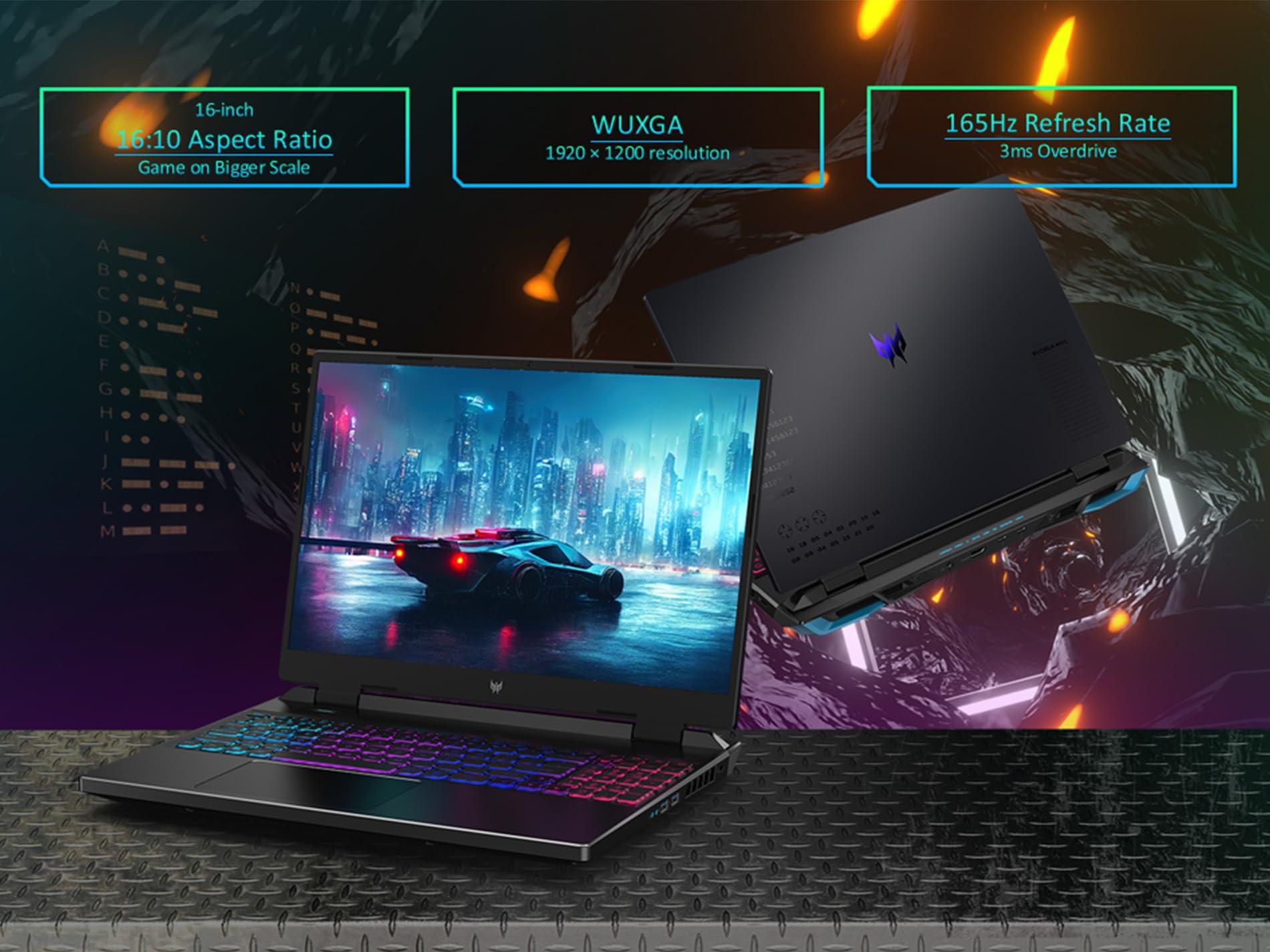 Acer Predator Helios Neo 16 Gaming Laptop | Intel Core i7-13650HX | NVIDIA GeForce RTX 4060 | 16" WUXGA 1920 x 1200 165Hz G-SYNC Display | 16GB DDR5 | 512GB Gen 4 SSD | Killer Wi-Fi 6E | PHN16-71-76H5 - Image 3