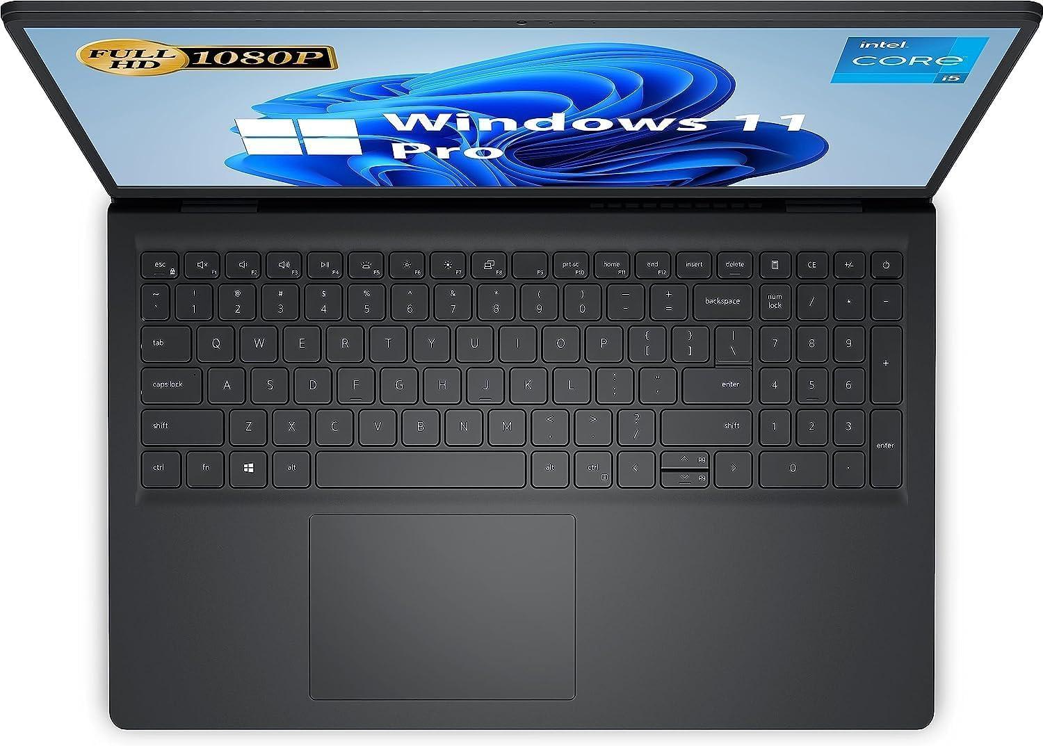 Dell 2023 Inspiron 15 Business Laptop, 15.6" 1920x1080 FHD, 12th Gen Intel i5-1235U 4.4 GHz,16G RAM, 512G SSD, Win 11 Pro, Webcam, Bluetooth, Carbon Black - Image 9