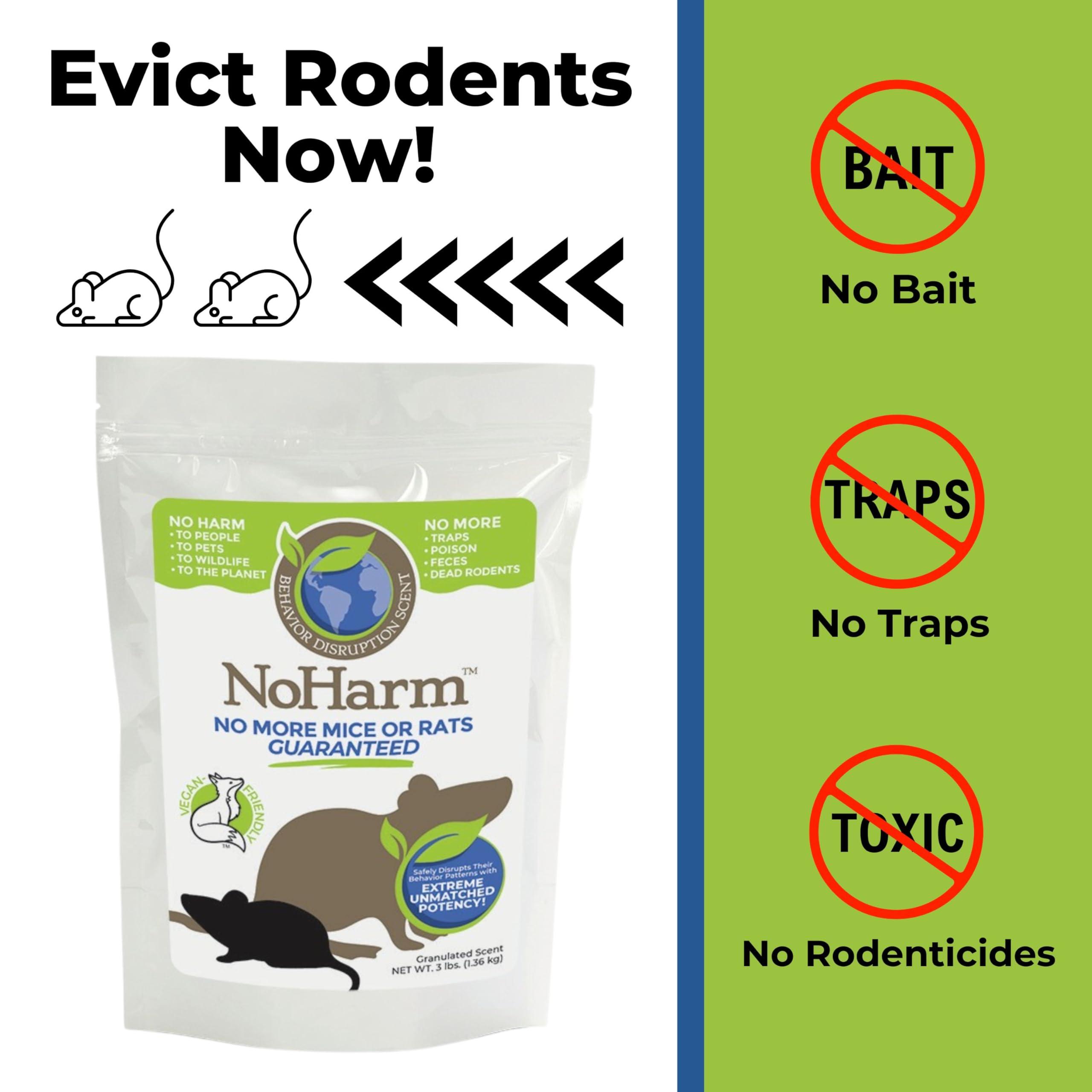 Advanced Rodent Control by NoHarm | Safe for Humans and Planet | Outdoor Granules | 3 lb. Bag - Image 2
