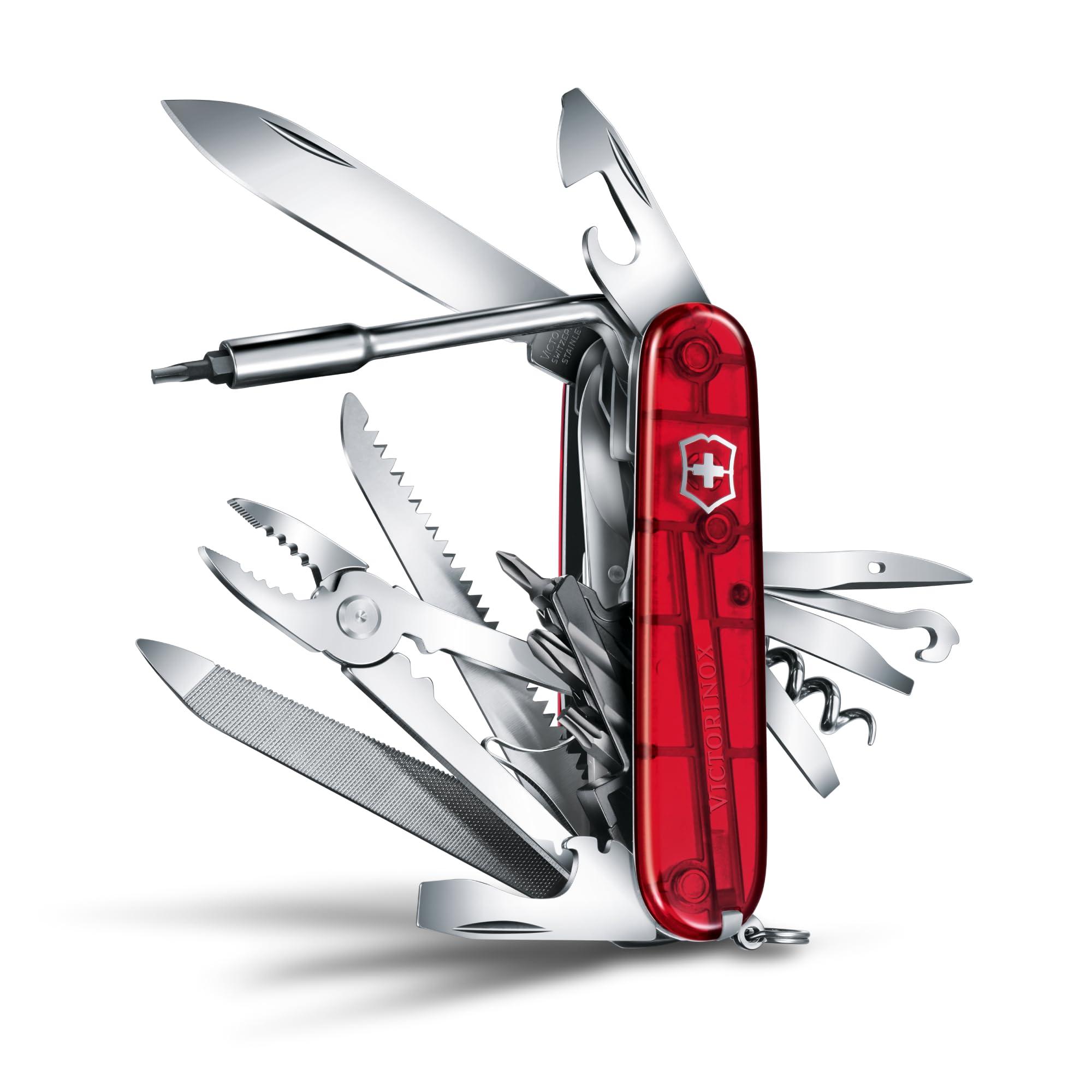 Victorinox - Cybertool 34 Swiss Army Knife (Translucent Red) 17725 - Image 3