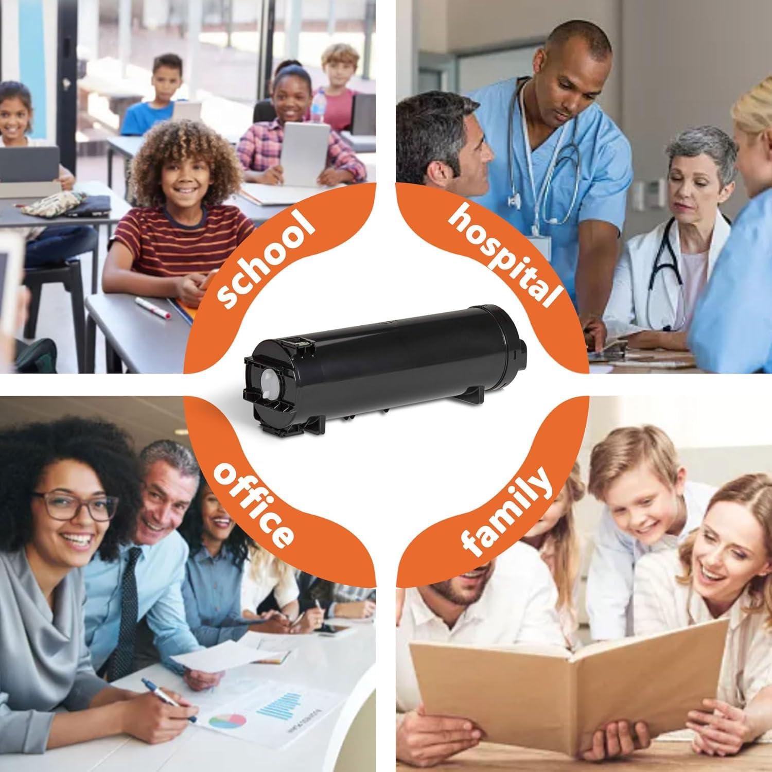 VersaLink B600/B610 Toner Cartridge (1-Pack, Black): 106R03940 Toner Cartridge Replacement for Xerox VersaLink B600 B610 B605 B615 Printer - Image 6