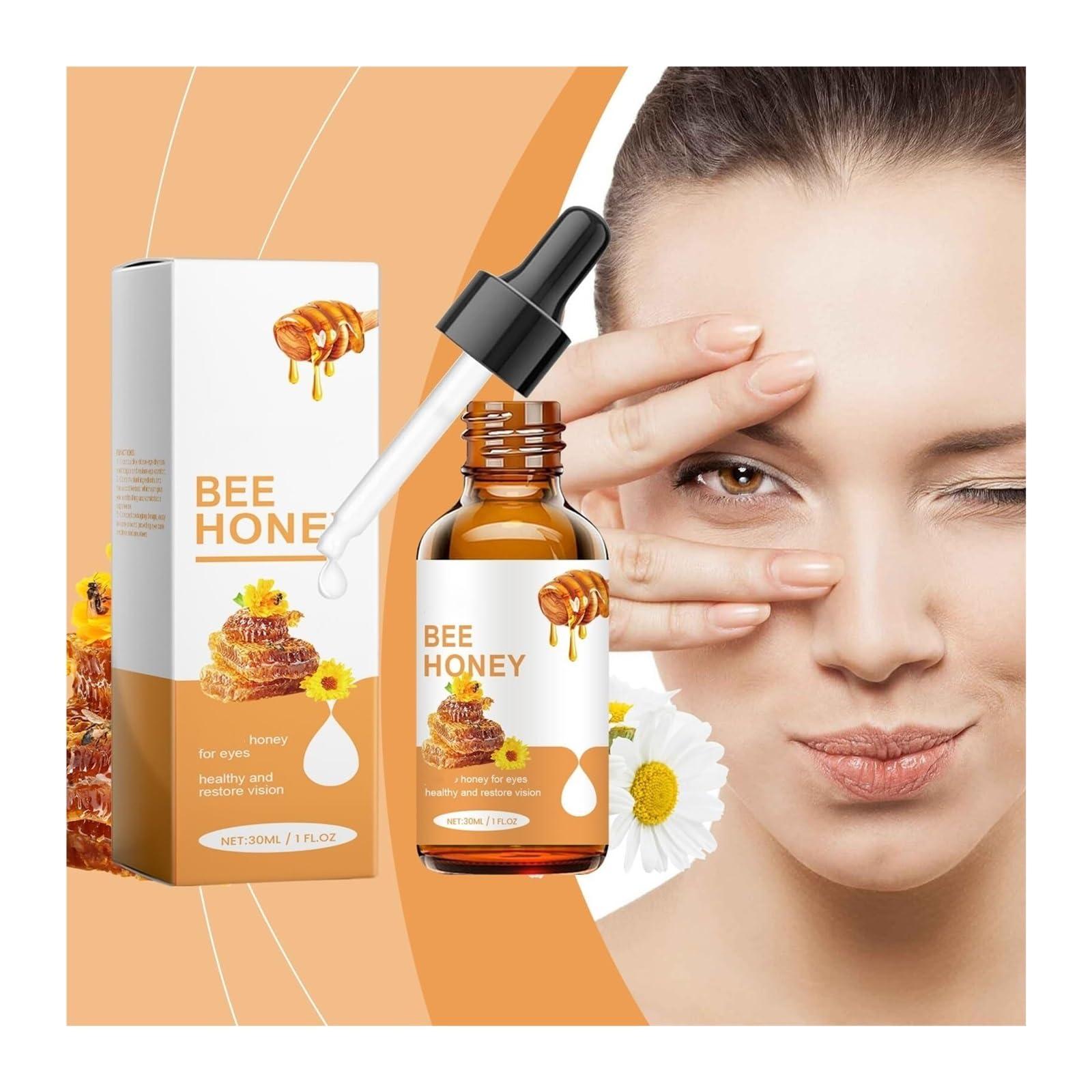 LJRHYEH Eye Drop Honey for Eyes Honey Eye Drops Bee Honey for Eye Stingless Bee Honey Eye Drops Honey for Eyes Moisturizes Eyes(1PCS) - Image 2