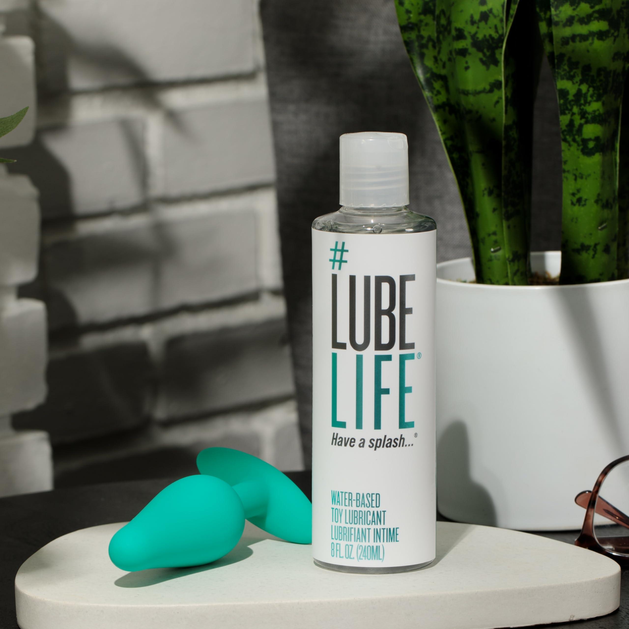 LubeLife Water Based Lube – Toy-Safe Personal Lubricant for Men, Women & Couples, Travel Size, Non-Staining, Easy Clean-Up, 8 Fl Oz - Image 7