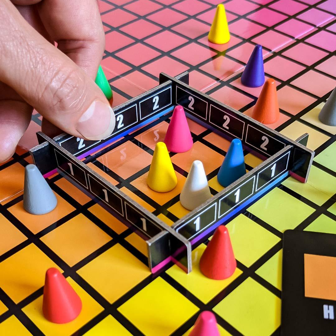 HUES and CUES - Vibrant Color Guessing Board Game for 3-10 Players Ages 8+, Connect Clues and Guess from 480 Color Squares - Image 5