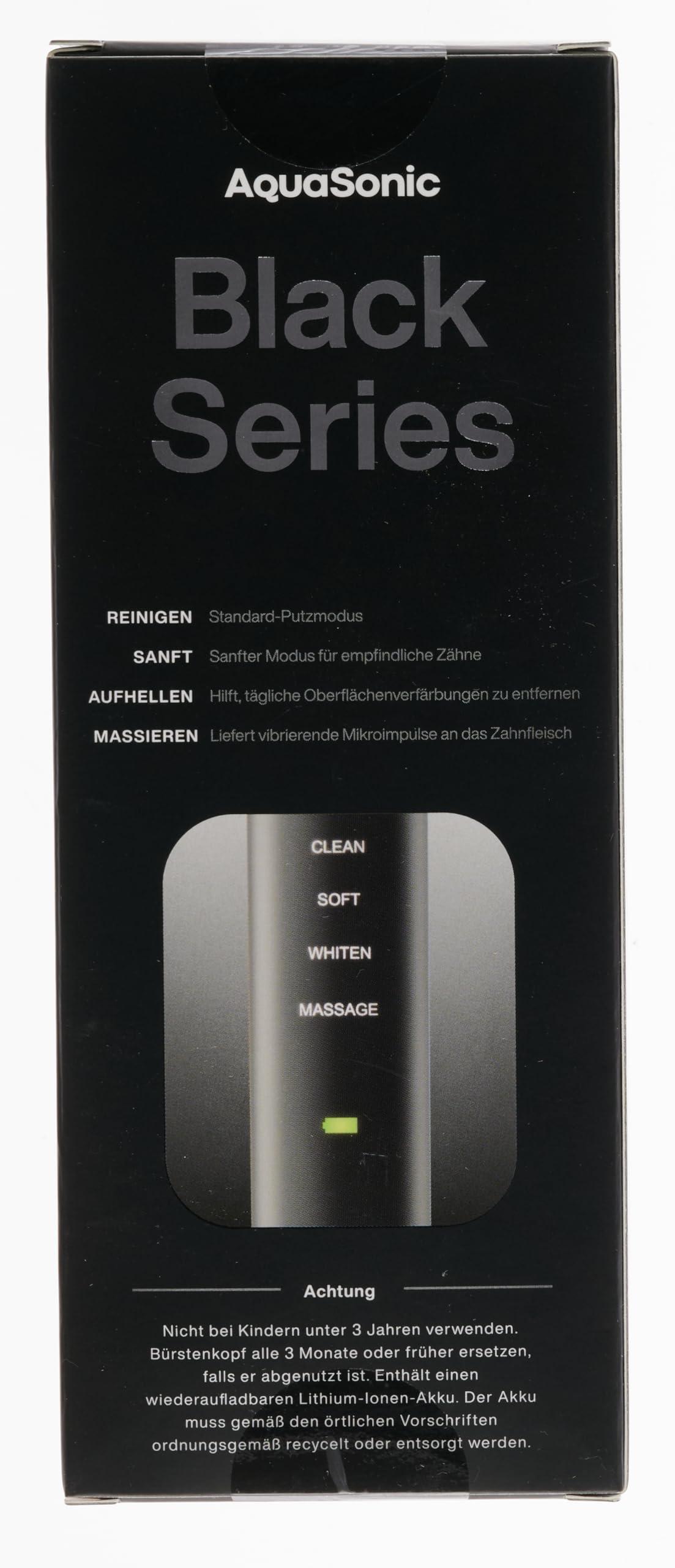 Aquasonic Black Series Ultra Whitening Toothbrush – ADA Accepted Electric Toothbrush- 8 Brush Heads & Travel Case – 40,000 VPM Electric Motor & Wireless Charging - 4 Modes w Smart Timer - Image 10