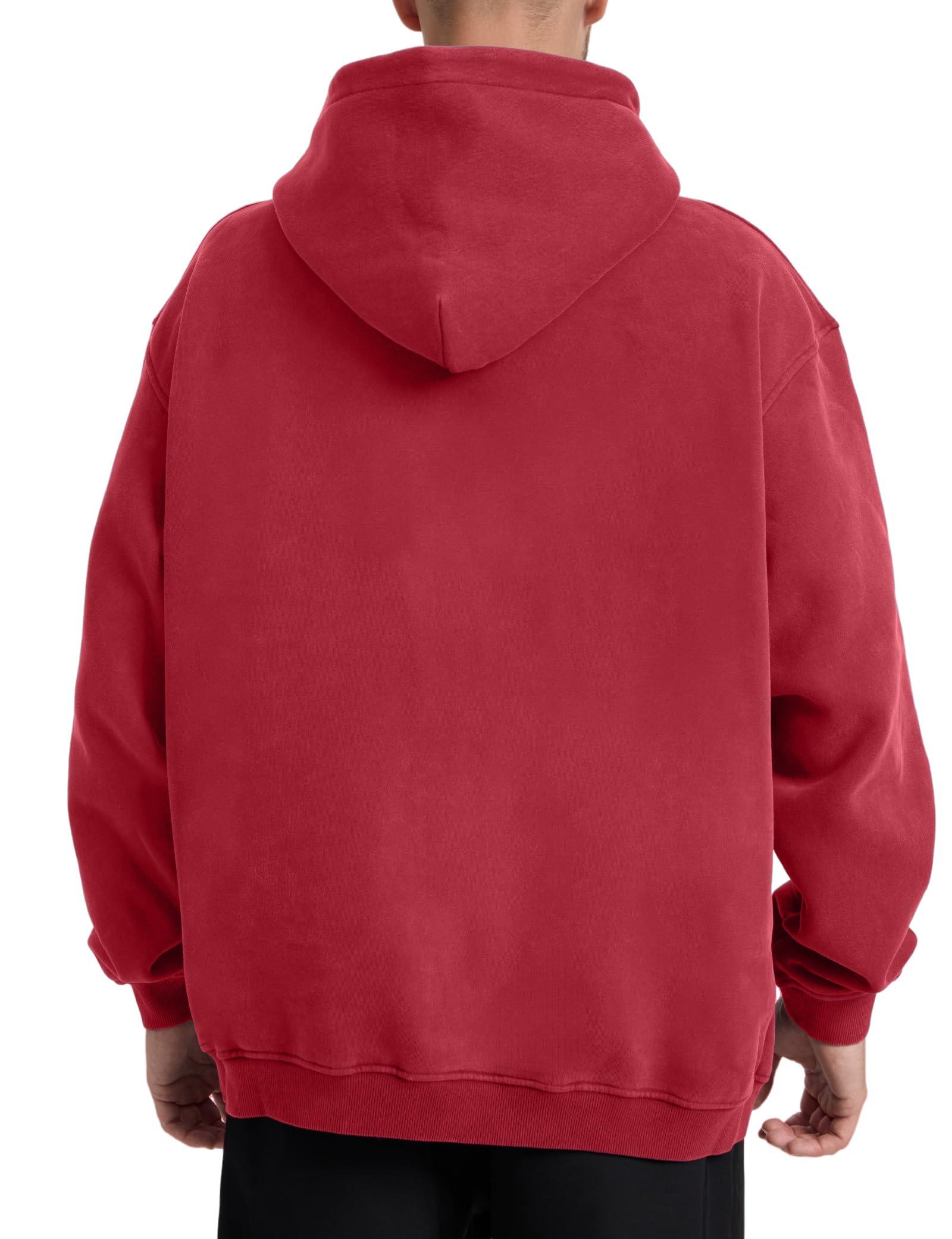Dnzzs Acid Wash Hoodie Super Soft Sweatshirt for Mens Pullover Oversized Men's Fashion Hoodies & Sweatshirts Vintage Tops - Image 3