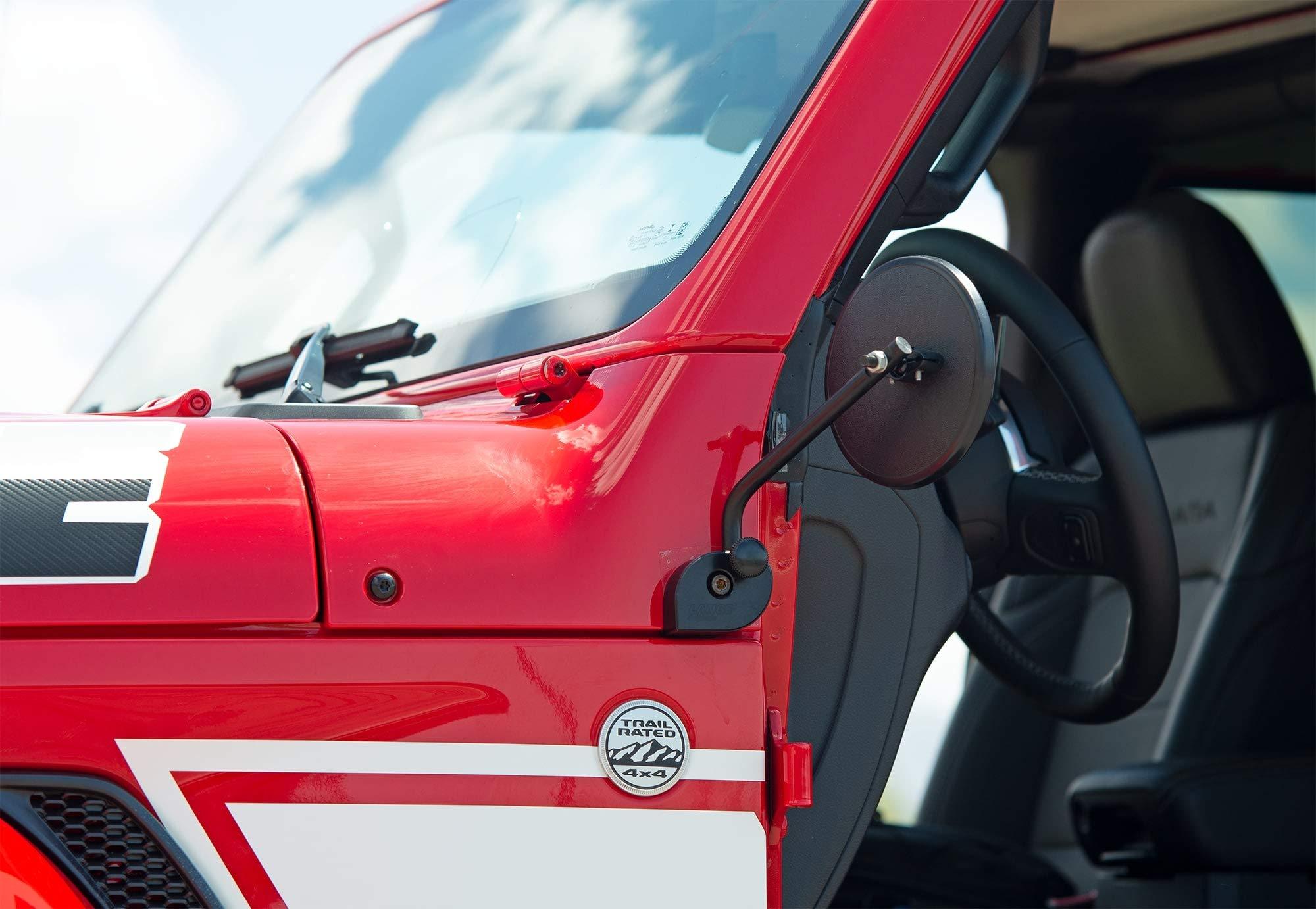 Lange Originals | Coyote Mirror™ | Compatible with Jeep Wrangler & Gladiator | Quick Removal Replacement Mirrors