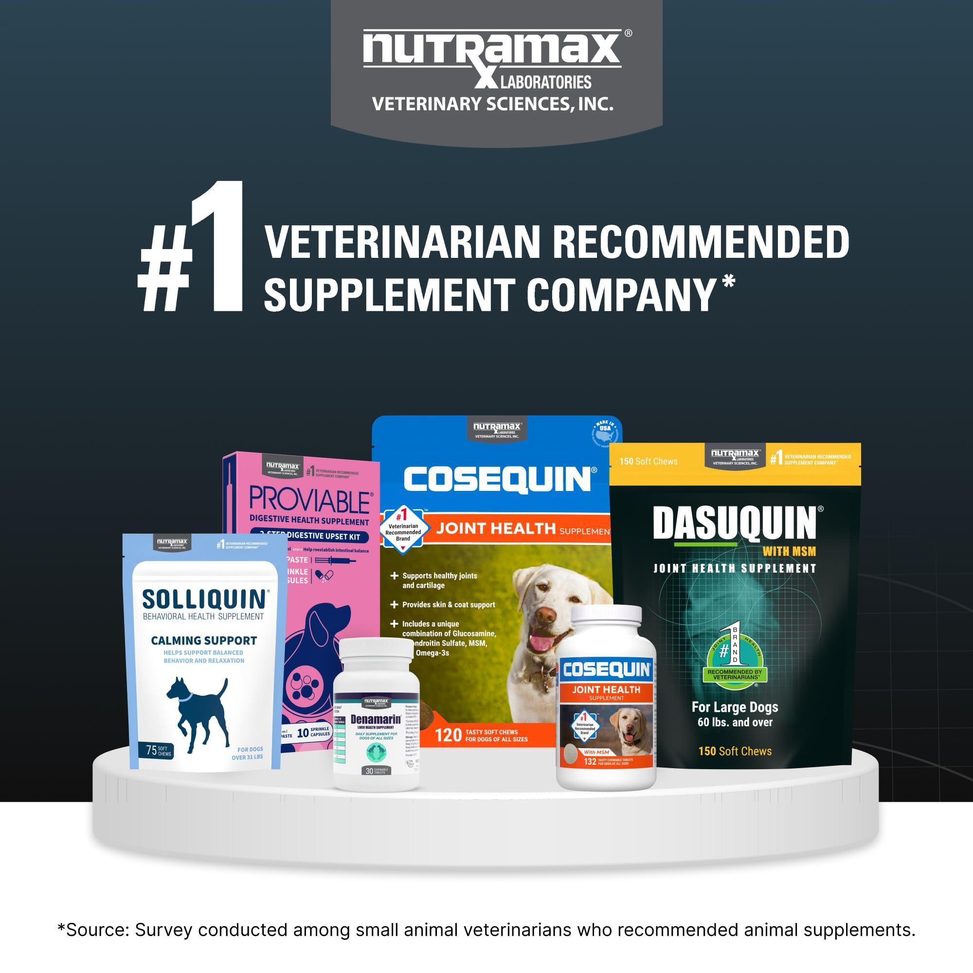 Nutramax Laboratories Dasuquin with MSM Joint Health Supplement for Small to Medium Dogs - With Glucosamine, MSM, Chondroitin, ASU, Boswellia Serrata Extract, and Green Tea Extract, 84 Soft Chews - Image 8