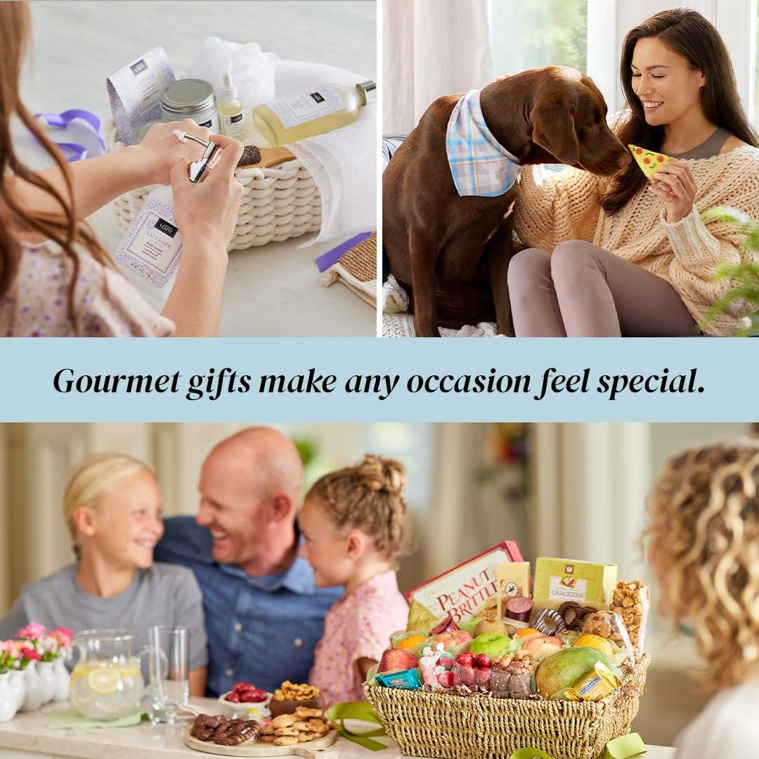 GreatFoods With Sincere Sympathy Condolence Fruit & Sweets Gift Basket, condolence gift, gourmet food gift, sympathy gift - Image 5