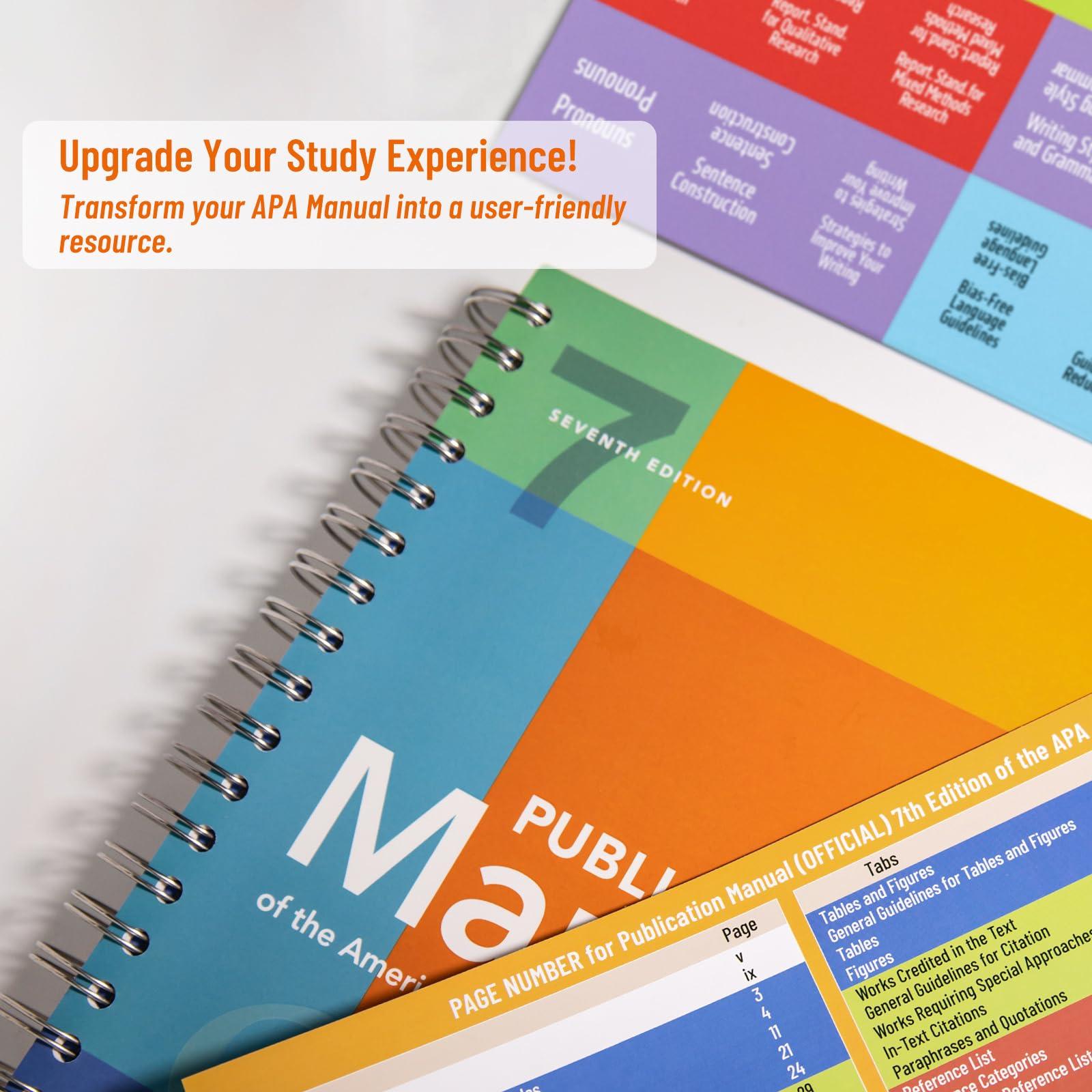 Index Tab for Publication Manual 7th Edition of The APA, 70 Pre-Printed Tabs and 14 Blank Tabs with Alignment Card (Book Not Included) - Image 4