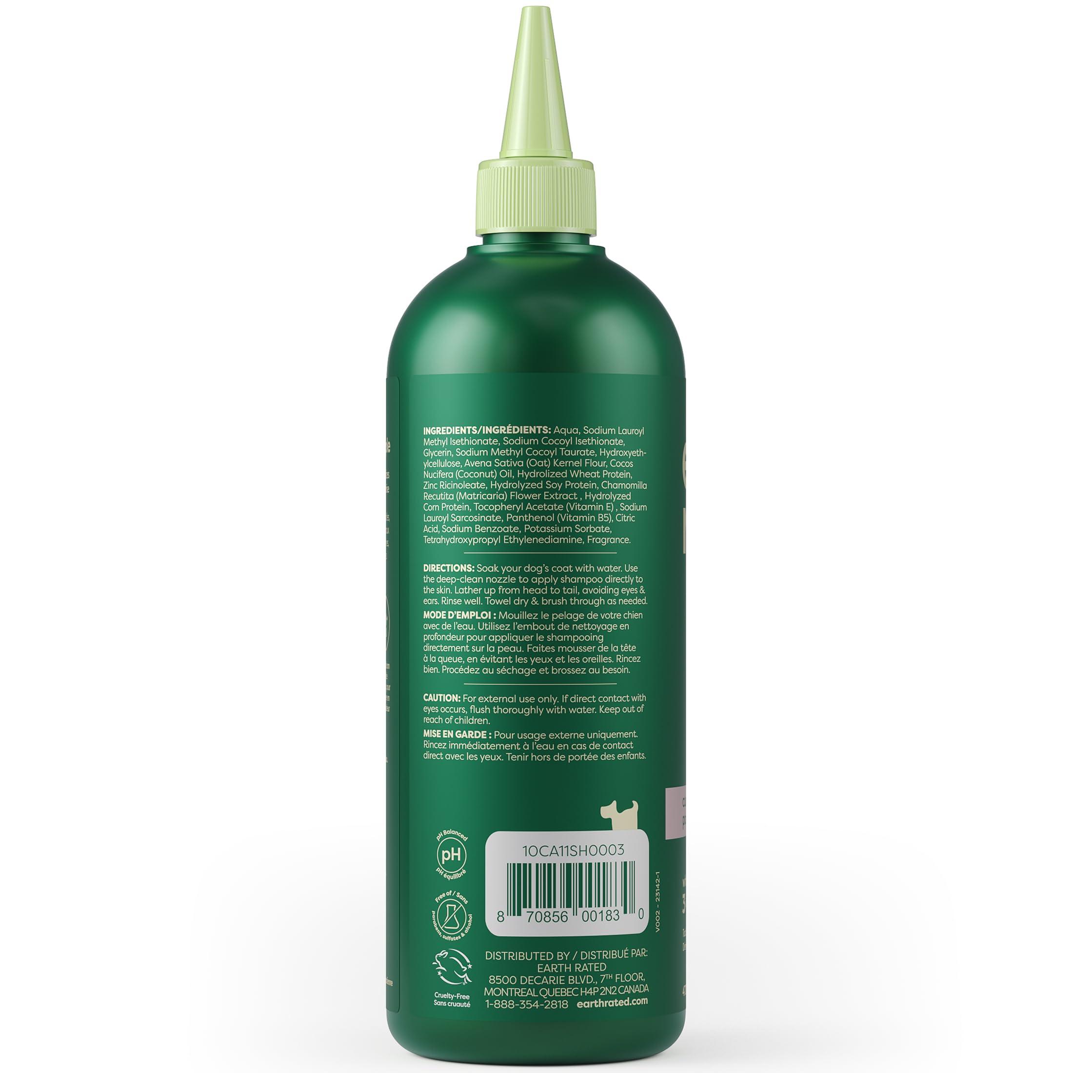 Earth Rated 3-in-1 Detangling Dog Shampoo and Conditioner, Deodorizing Oatmeal Shampoos for Dogs and Puppies, Great for Smelly Pets, White Tea and Basil Scent, 16 oz - Image 8