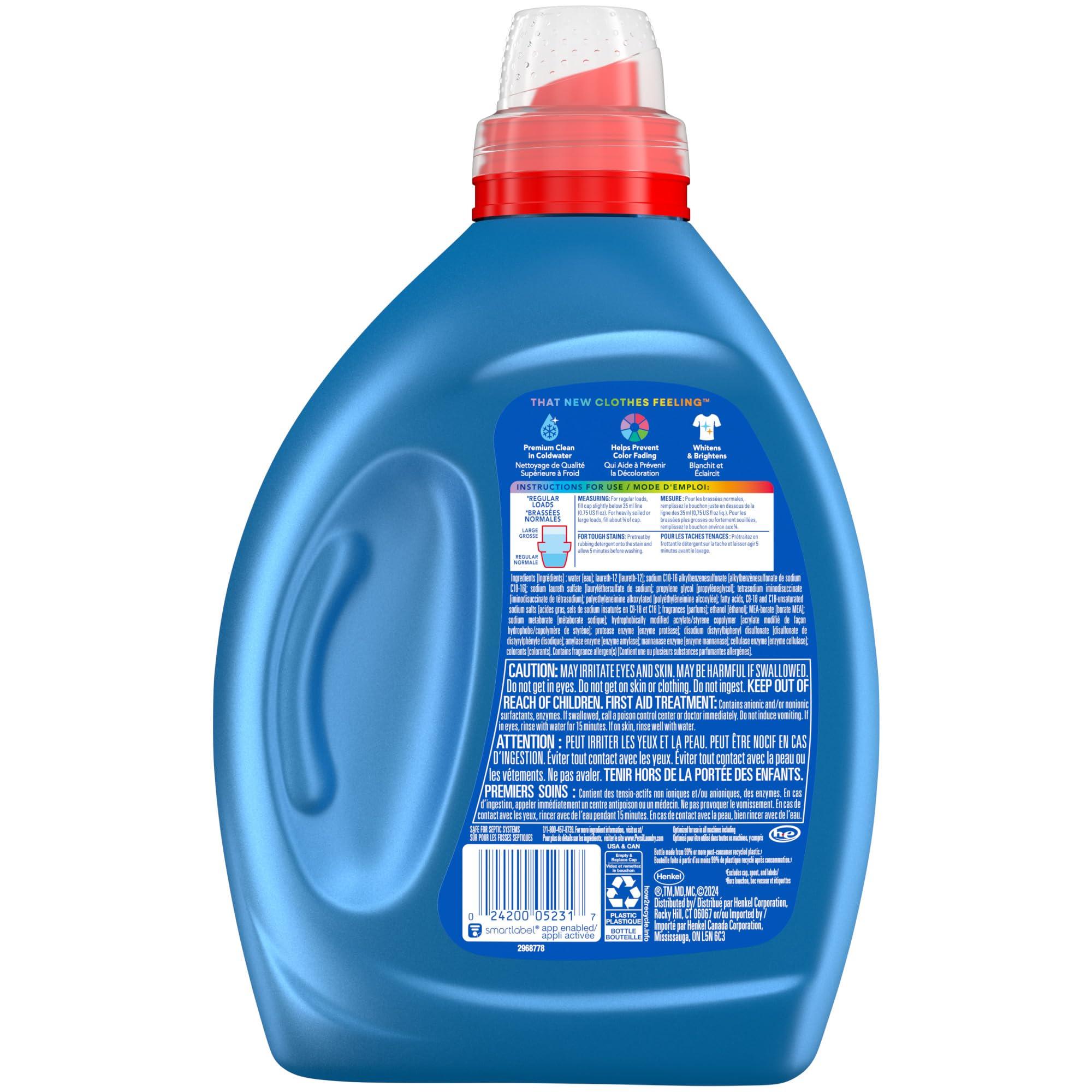 Persil Laundry Detergent Liquid, Original Scent, High Efficiency (HE), 2X Concentrated, 50 fl oz, 66 Loads - Image 2