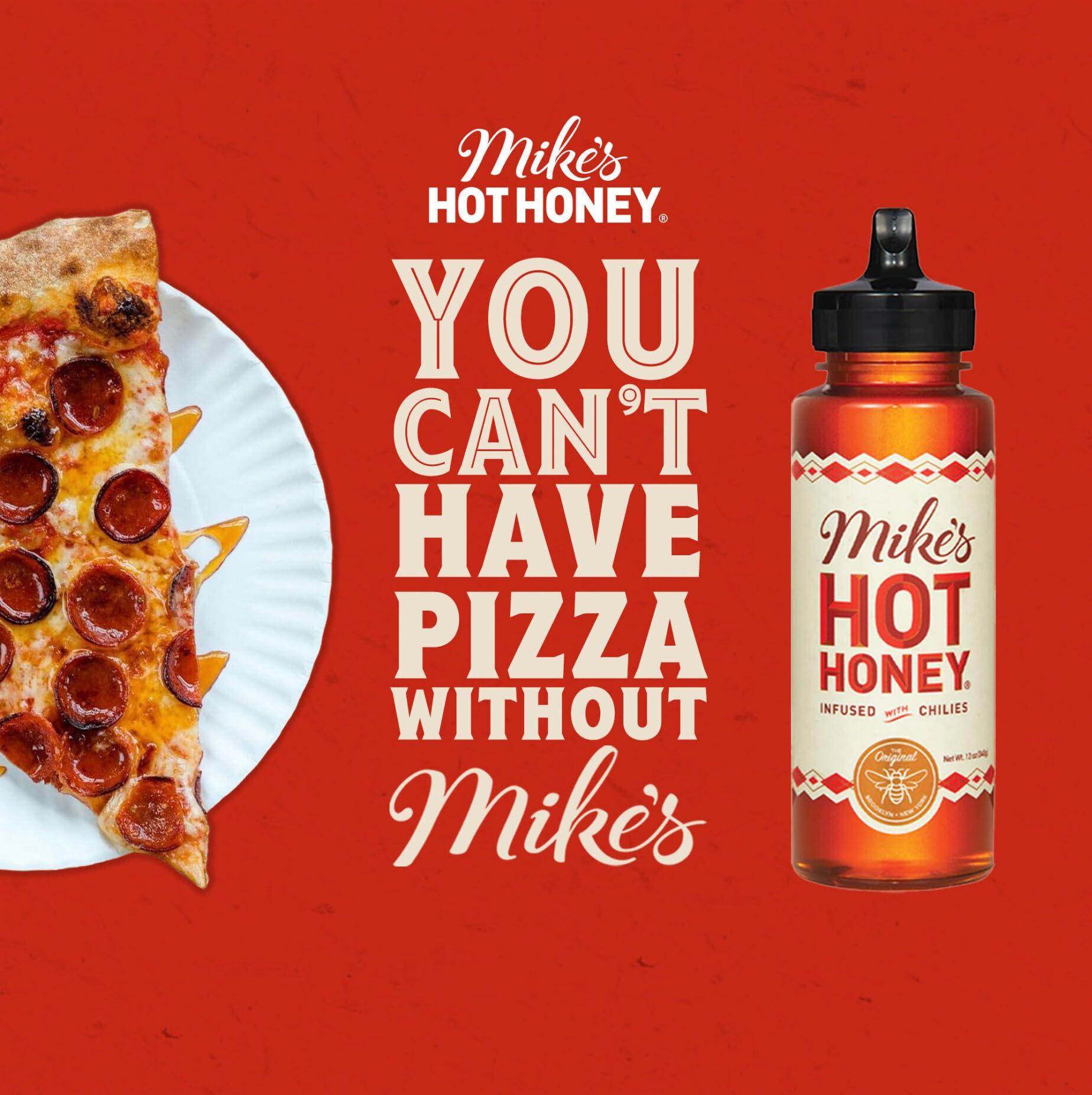Mike's Hot Honey, America's #1 Hot Honey, 100% Pure Honey with Spicy Chili Peppers, Kosher, Gluten-Free, Paleo-Friendly (10oz Bottle, 1 Pack) - Image 3