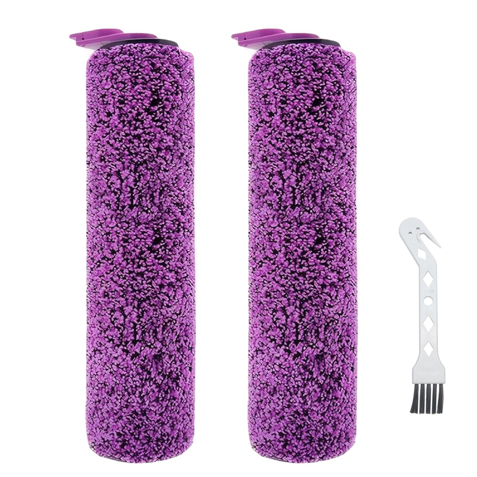 MengTiger Roller Brush Replacement Parts for Shark Hydroduo WW200/ WW201/ WW205/ WW201Q Cordless Wet Dry Hard Floor Vacuum Cleaner, 2 Roller Brush 1 Cleaning Brush