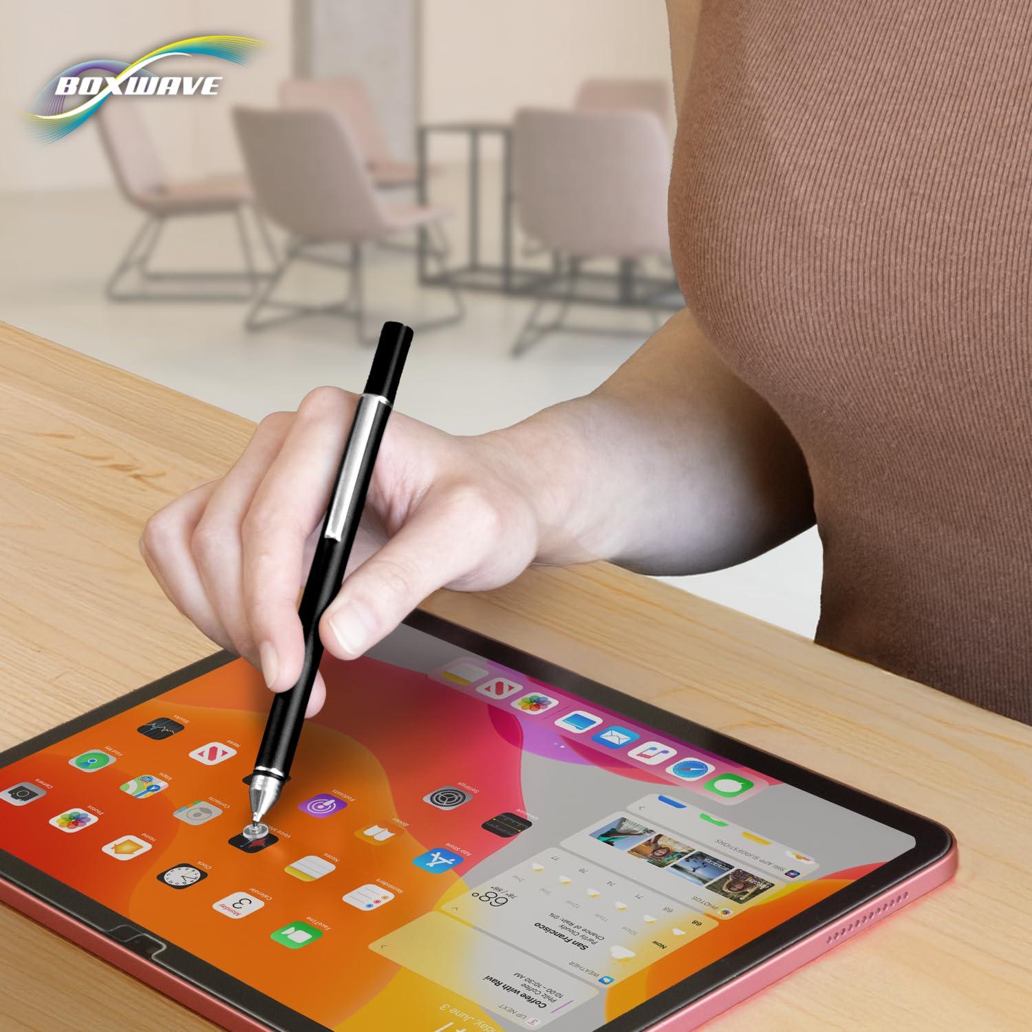 BoxWave Stylus Pen Compatible with Simbans PicassoTab X (10.1 in) - FineTouch Capacitive Stylus, Super Precise Stylus Pen - Jet Black - Image 8