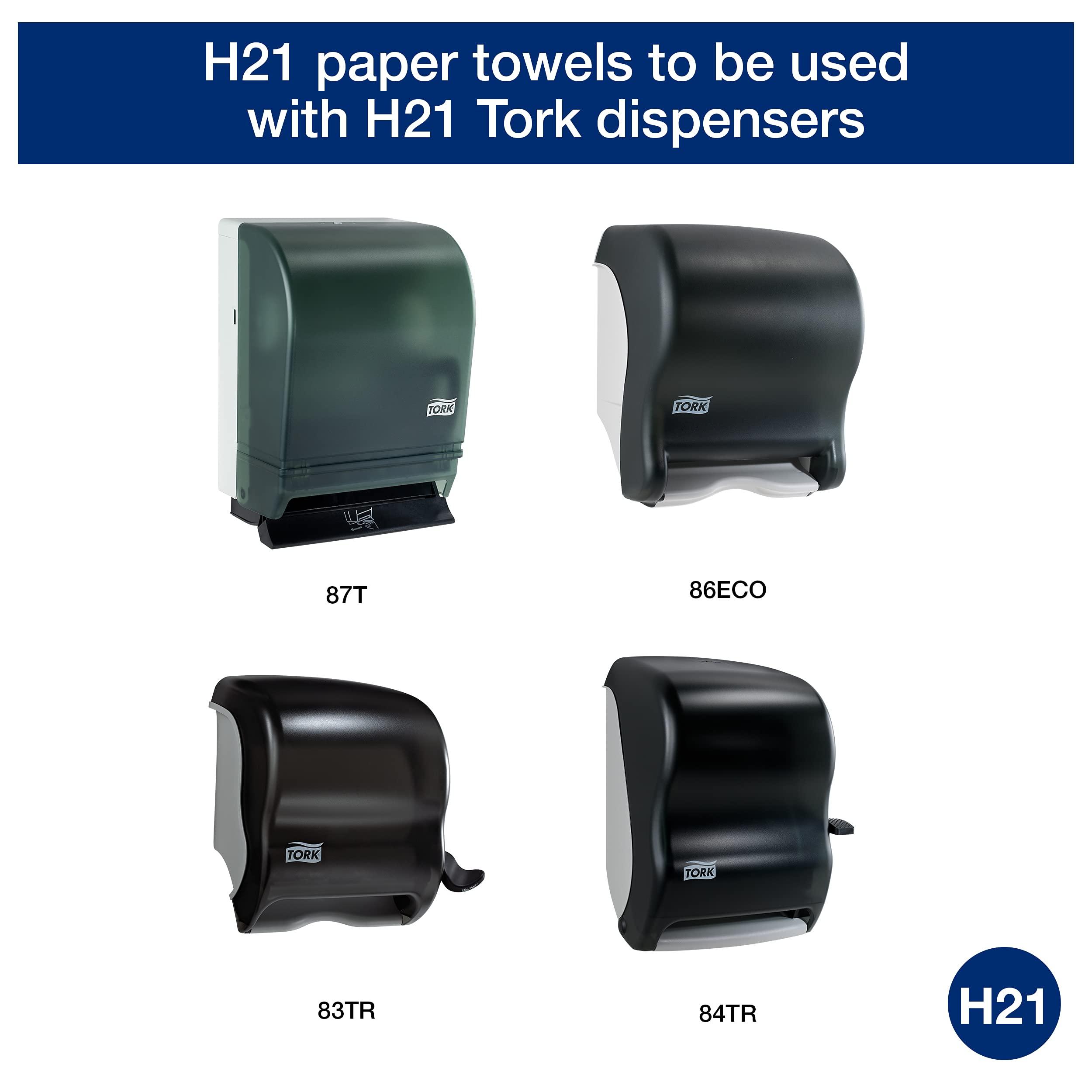 Tork Natural Paper Hand Towel Roll H21 100% Recycled Fiber, Universal Fit 6 Rolls x 800 Ft (RK8002) - Image 4