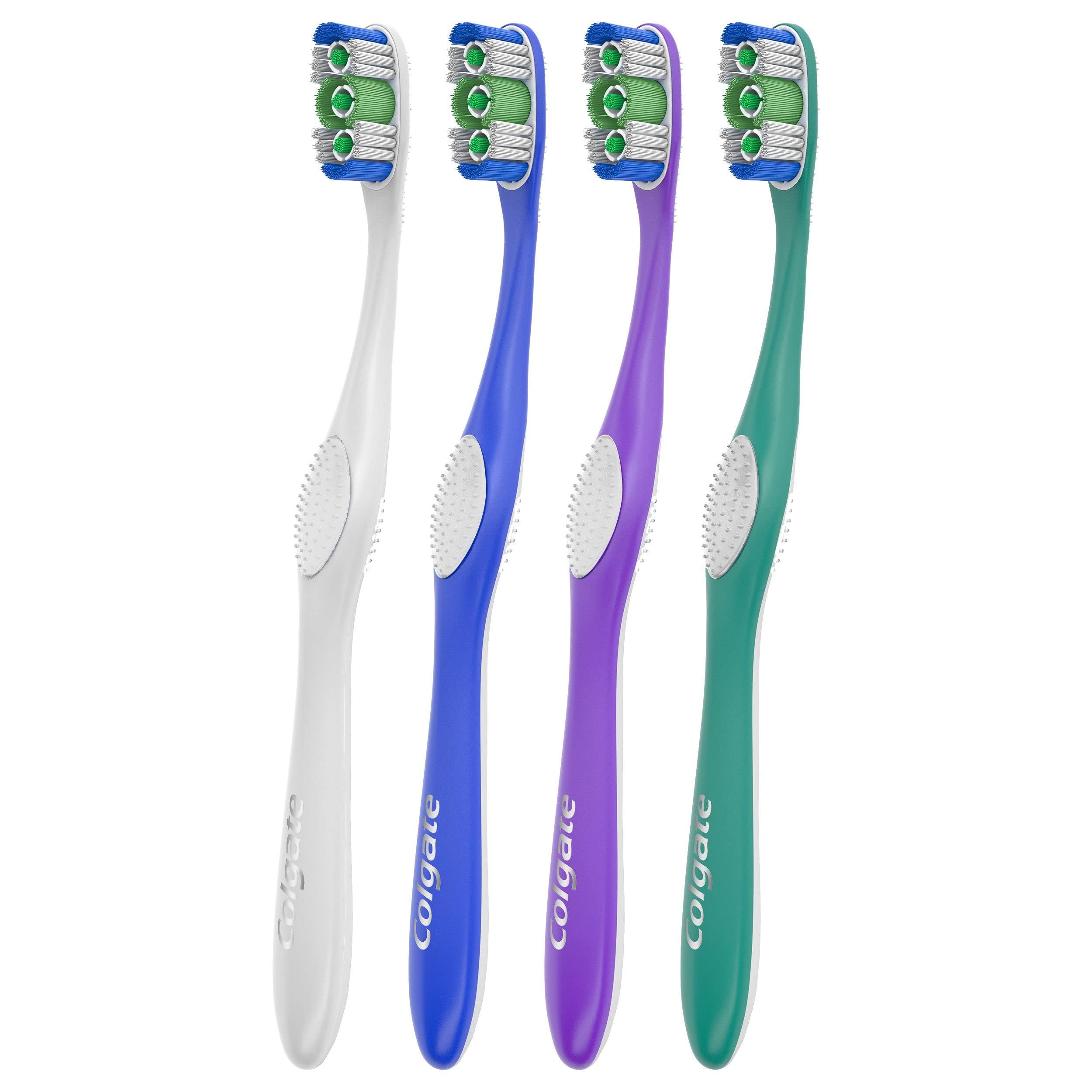 Colgate 360 Adult Toothbrush, Medium (4 Count) - Image 4