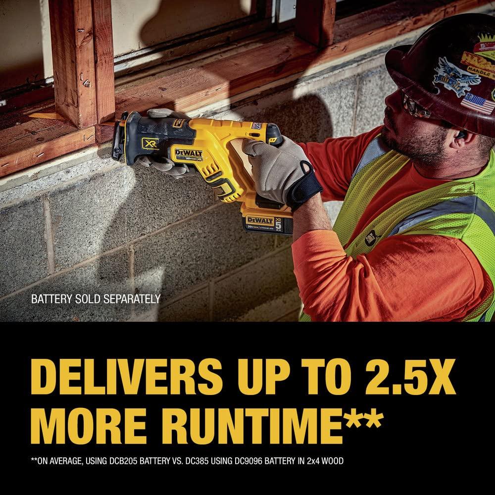 DEWALT 20V MAX XR Reciprocating Saw, Compact, Bare Tool Only (DCS367B) - Image 8