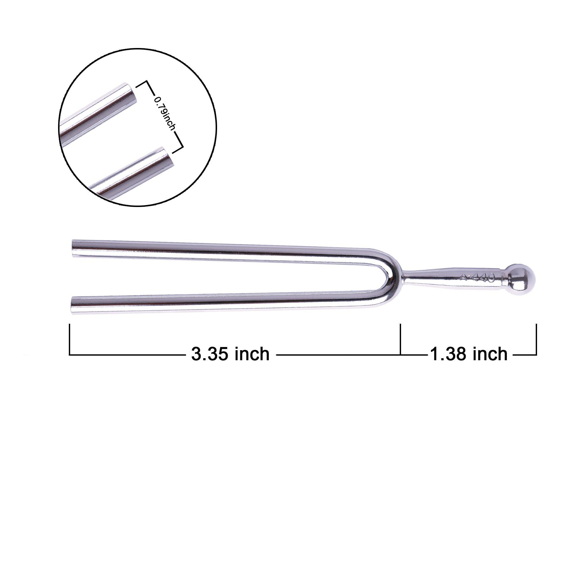 SUBANG 440 Hz Tuning Fork with Soft Shell Case, Standard A 440 Hz - Image 4