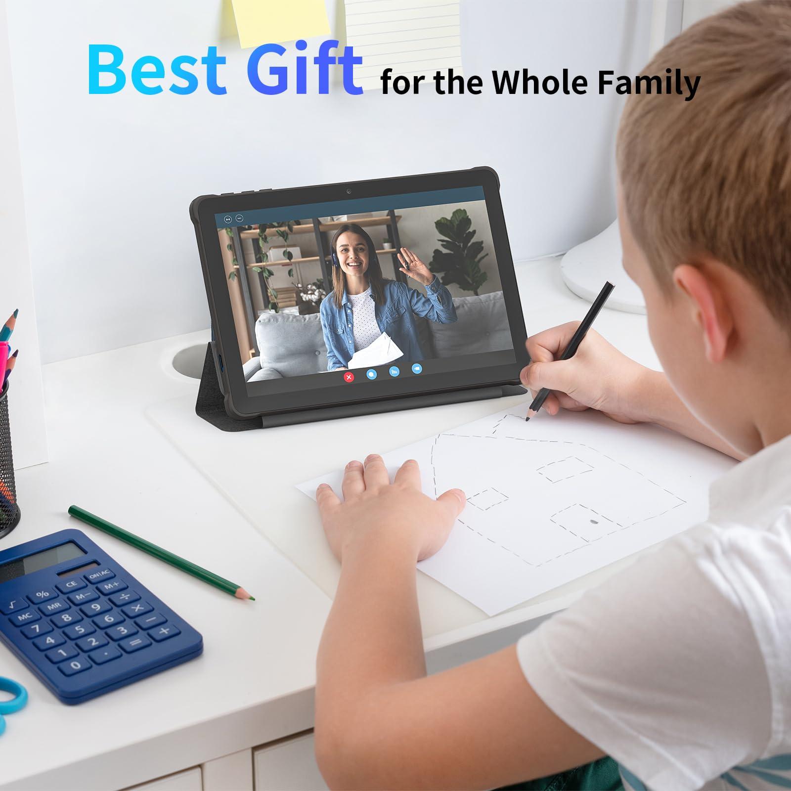 AWOW 10 inch Android 14 Tablet: 2025 8-Core CPU 8GB RAM 64GB ROM 1TB Expandable Widevine L1 Android Tablet 7000mAh Battery OTG IPS Face Recognition, Metal Body + Stand Case - Image 8