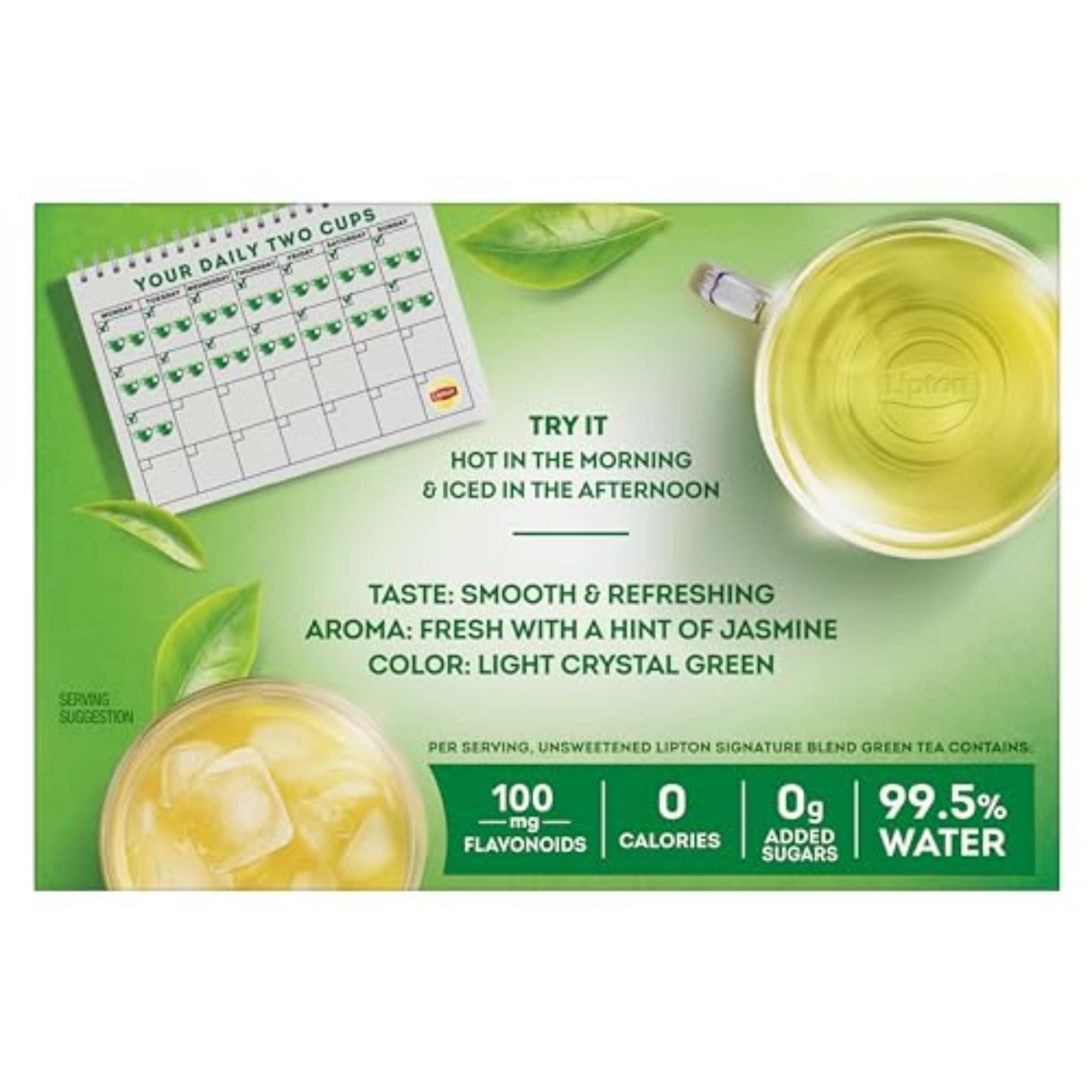 Lipton Signature Blend Green Tea Bags, Unsweetened Teabags for Hot Tea or Iced Tea with Caffeine and Flavonoids, 240 Total Tea Bags (40ct - Pack of 6) - Image 12
