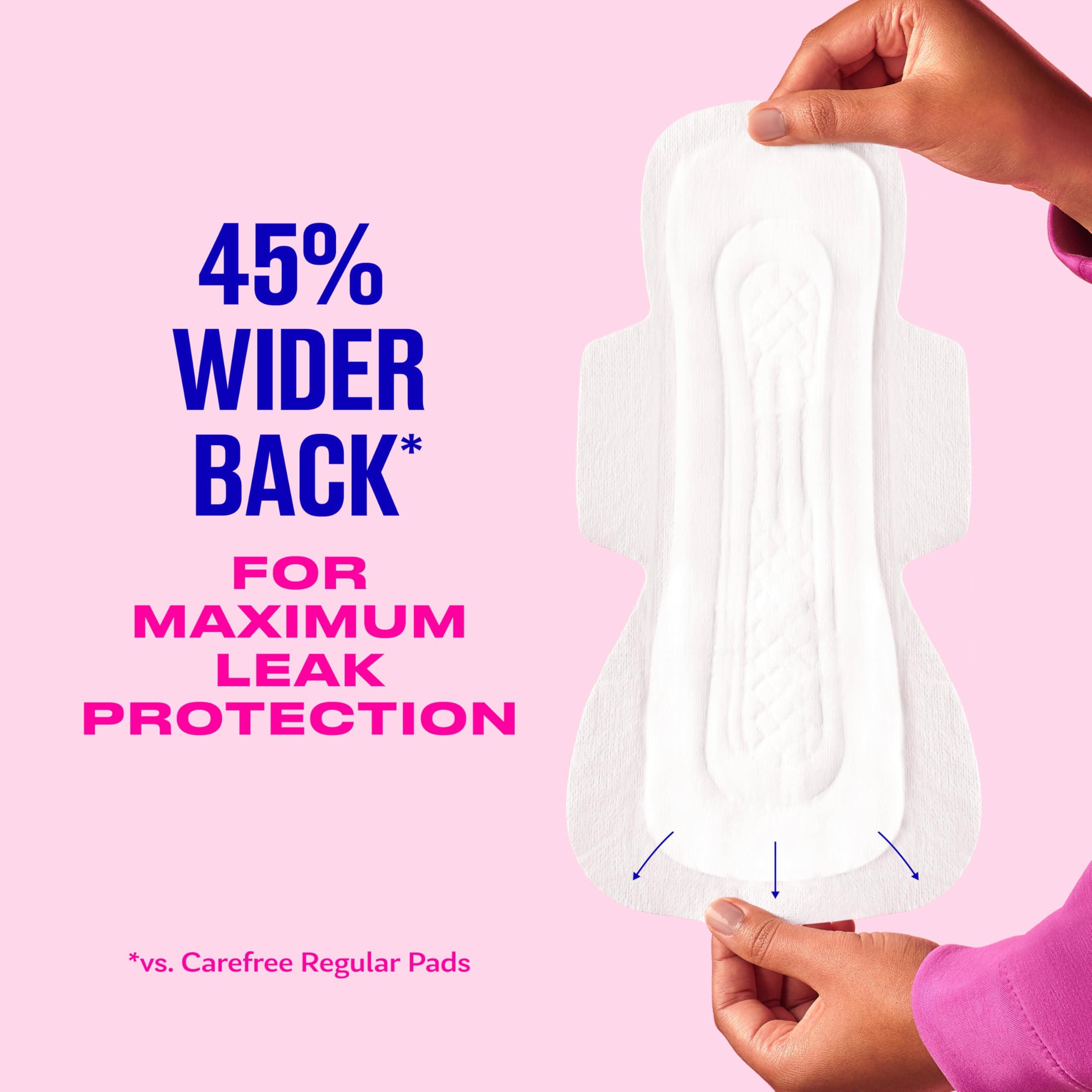 Carefree Ultra Thin Overnight Pads With Wings, 40ct - Image 8