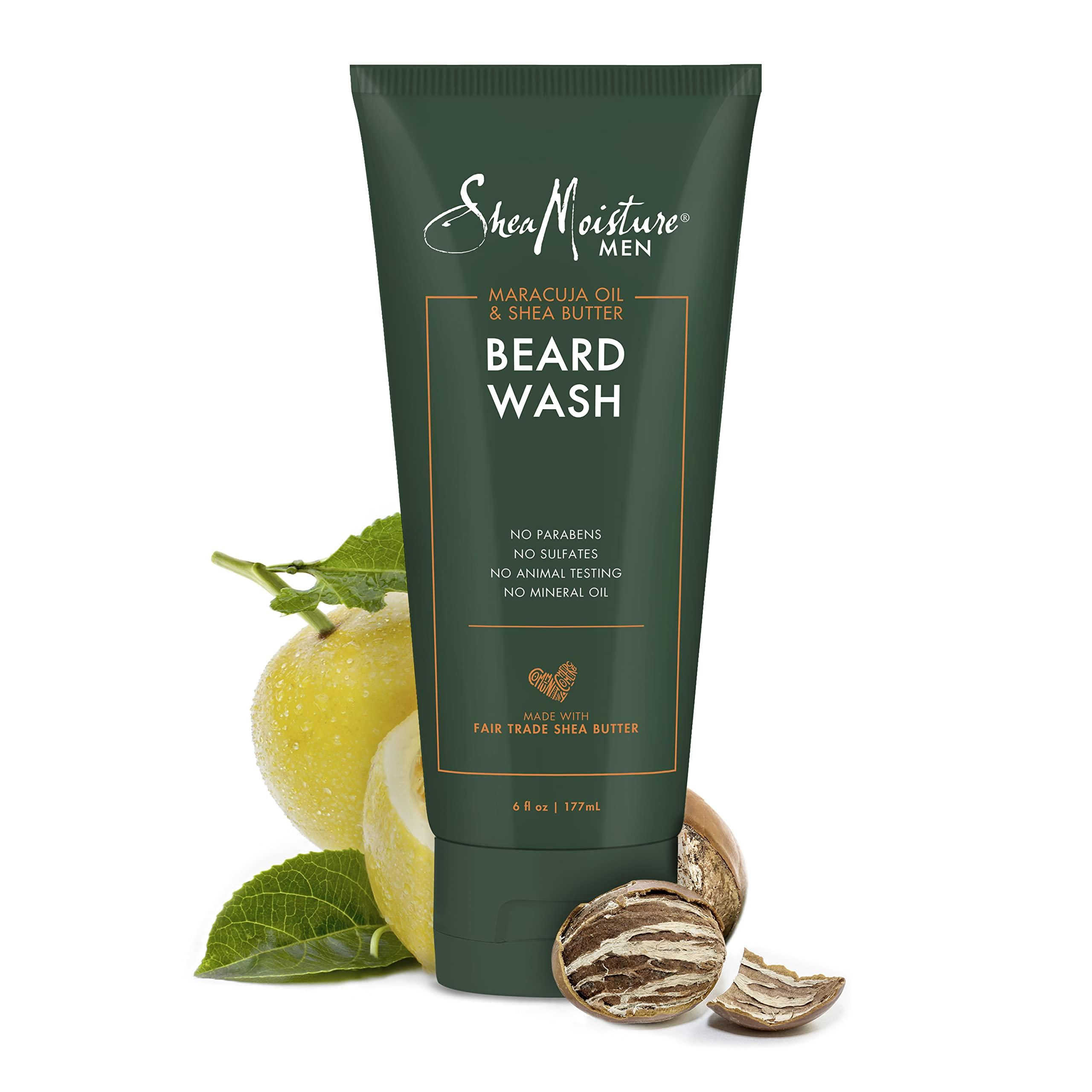 SheaMoisture Beard Wash for Full Beards - Maracuja Oil & Shea Butter to Deep Clean and Refresh - 6 oz - Image 6