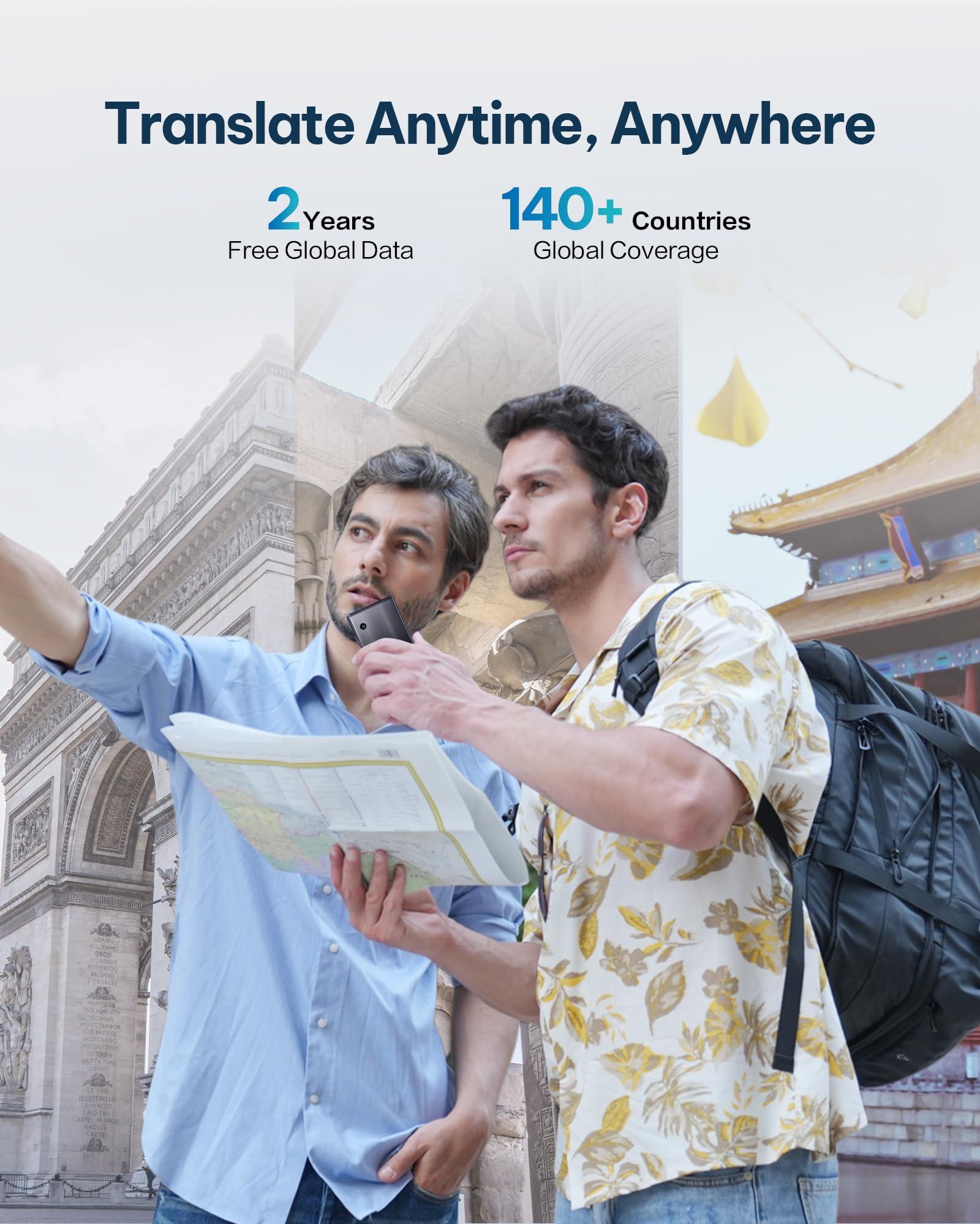 iFLYTEK Language Translator Device, Face-to-Face Bidirection Simultaneous Translation, 60 Languages and 18 Offline Packs, 2-Year Global Data, Instant Voice Translator for Travel, Learning, Business - Image 6