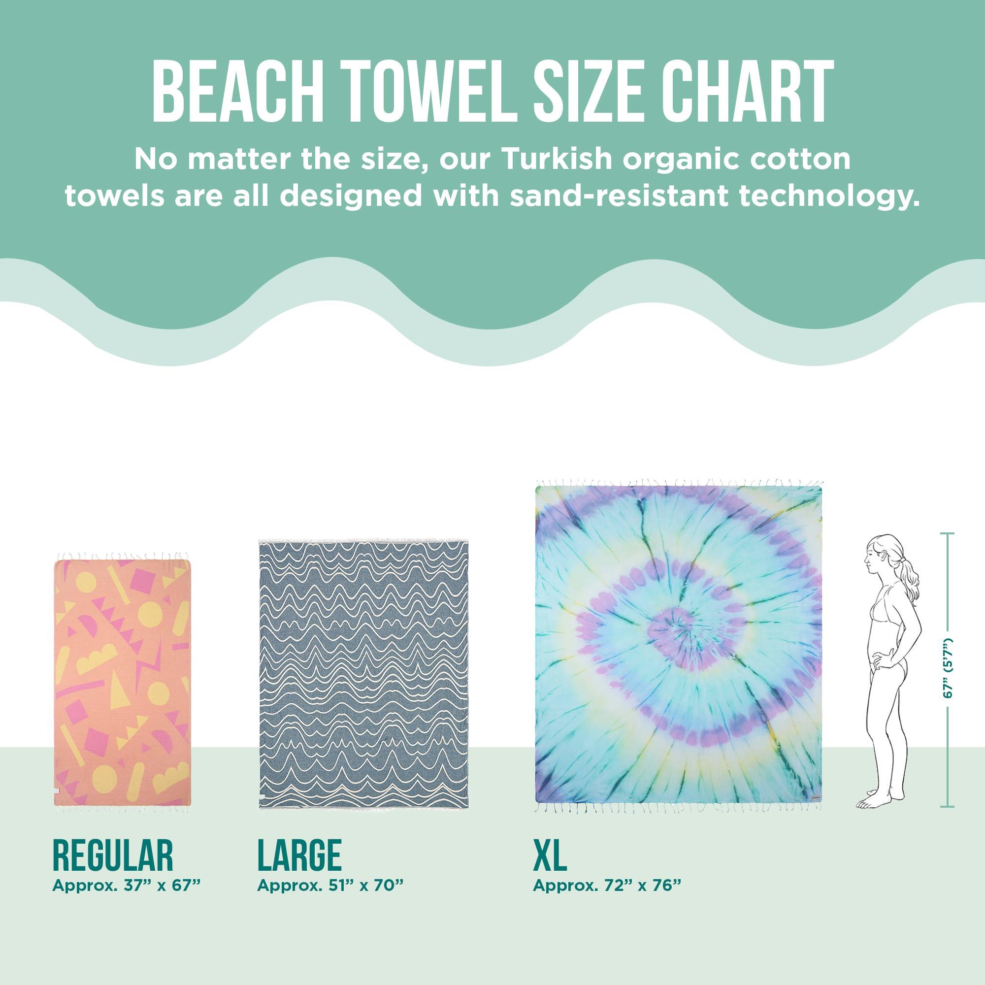 Sand Cloud Oversized Turkish Beach Towel - Disney Boho Mermaid - Sand Free - 100% Certified Organic Turkish Cotton Yarn - Quick Dry Towel for Beach, Picnic, Blanket or Bath - As Seen on Shark Tank - Image 2