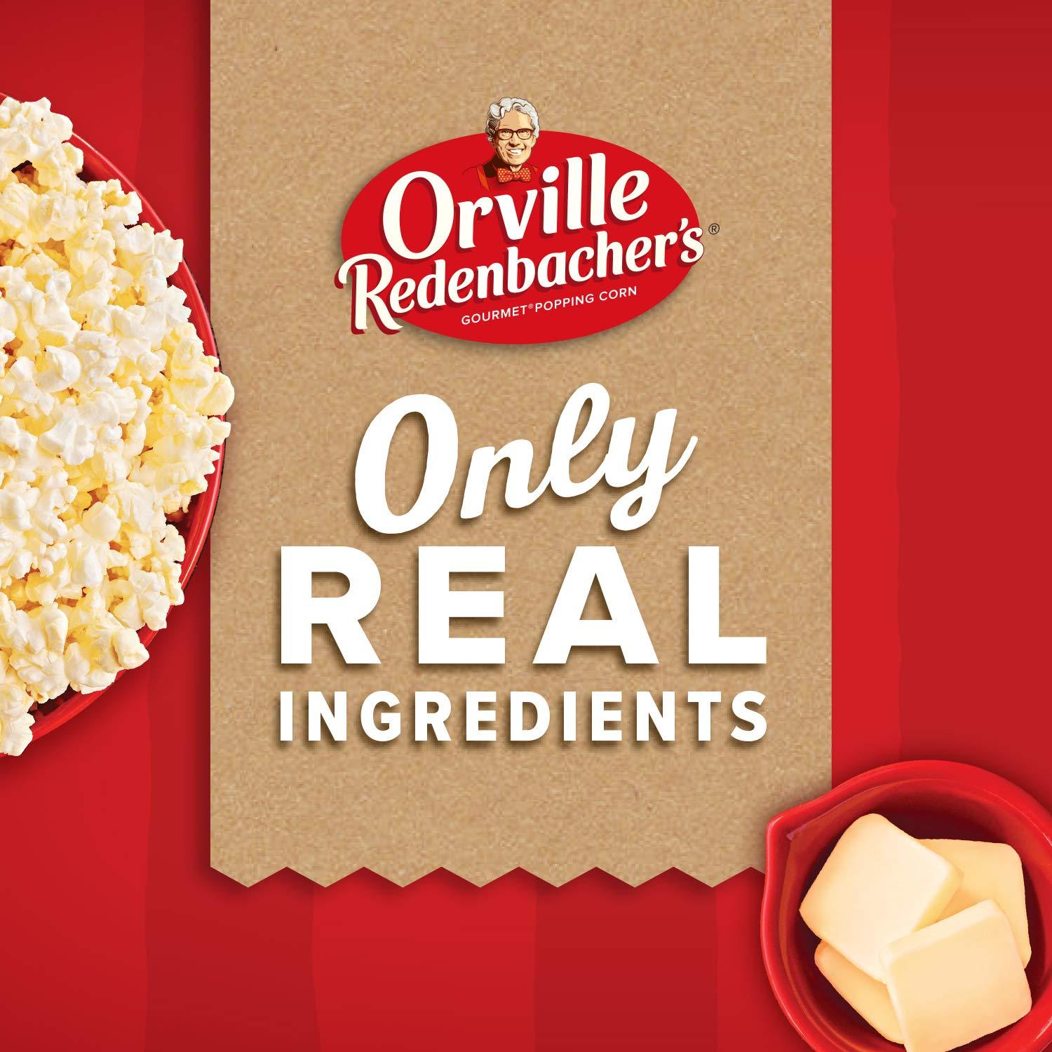 Orville Redenbacher’s Microwave Popcorn + Tub, Movie Theater Butter Flavor, 3.9 oz - Image 2