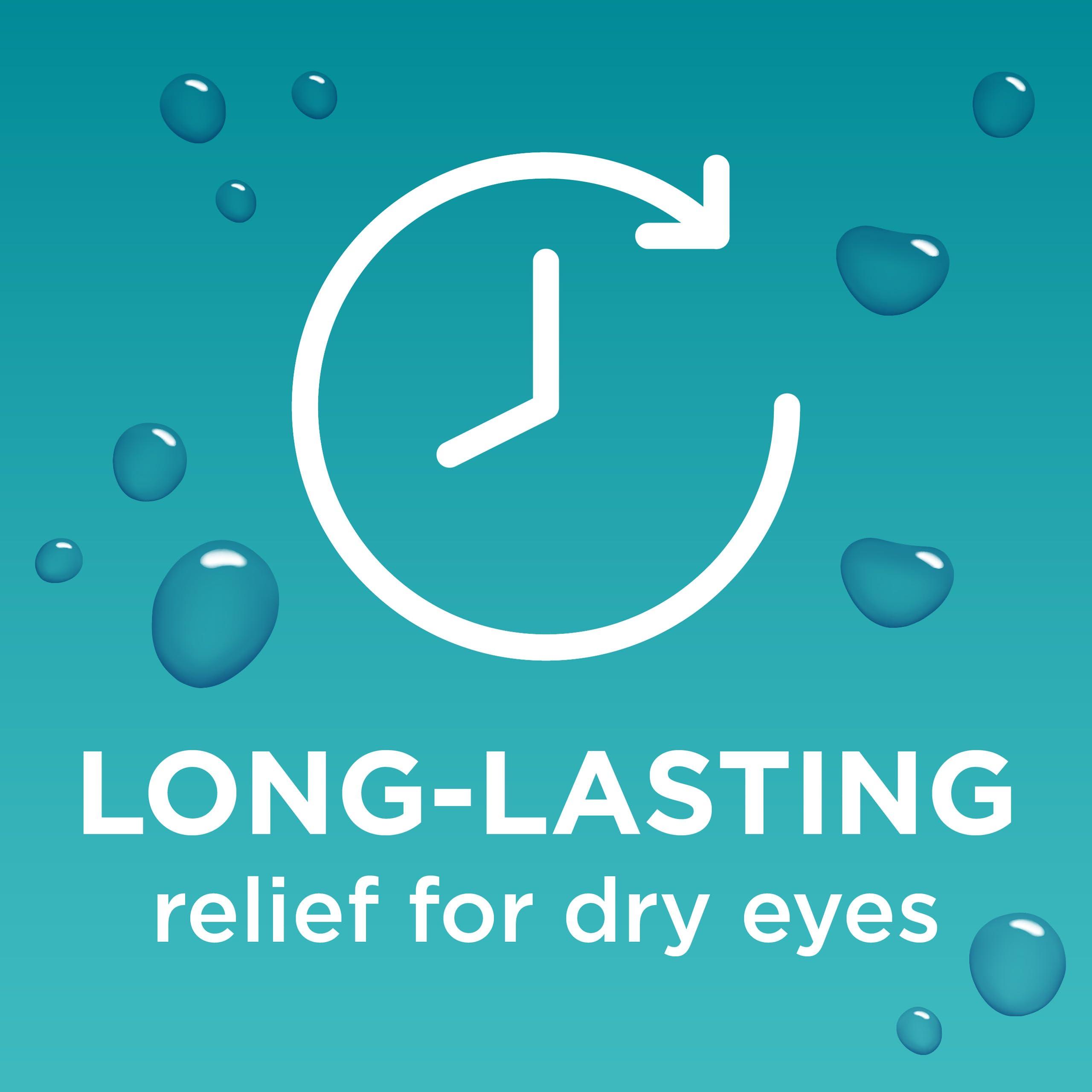 Blink Tears Lubricating Eye Drops – Long-Lasting Hydration for Mild to Moderate Dry Eyes, Moisturizes & Soothes with Hyaluronate, 1 Fl Oz - Image 4