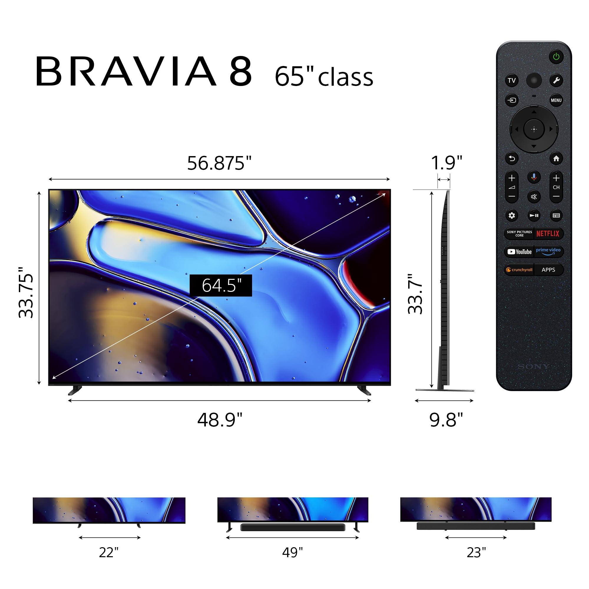 Sony BRAVIA 8 65 Inch OLED TV K-65XR80, Smart, Google TV, 4K Ultra HD, Exclusive Features for PlayStation 5, Dolby Vision HDR, 2024 Model - Image 2