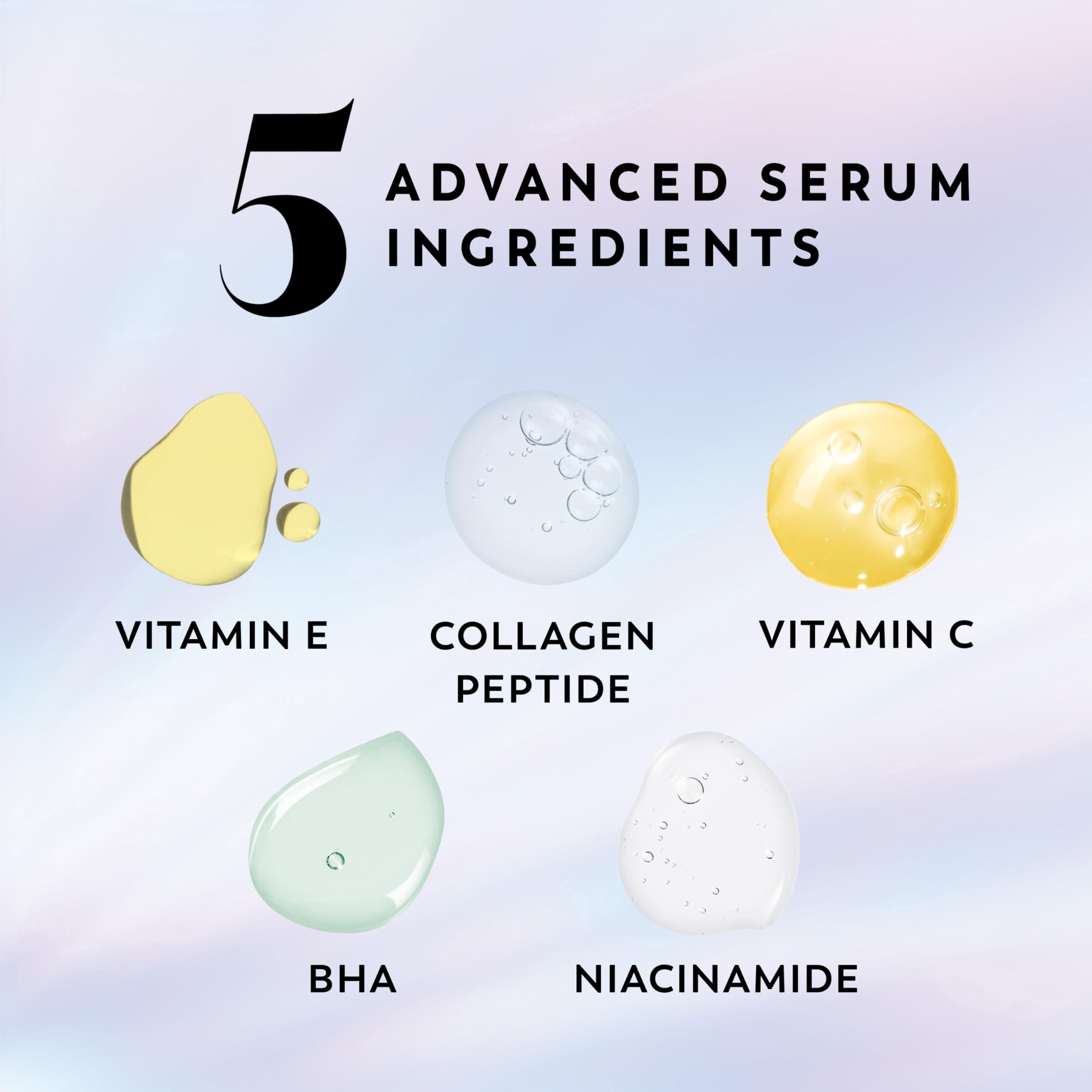 Olay Super Serum Body Wash for Normal Skin, 24hr Long Lasting Hydration, 5+ Ingredient Serum Complex for Bright Even Firm Luminous Skin, 18.5 fl oz - Image 3