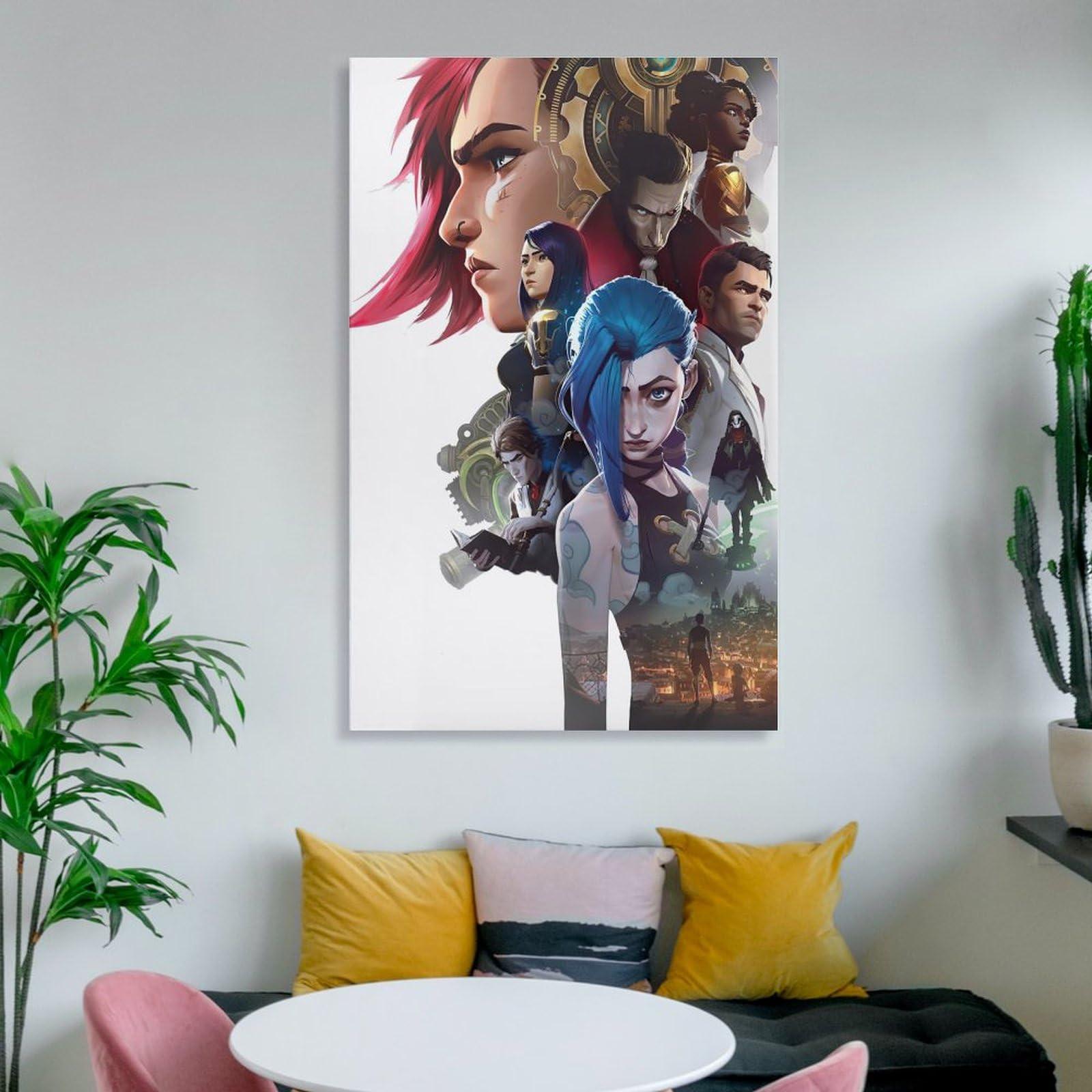 YMSVMKLF Arcane Canvas Poster Wall Art Decor Print Picture Paintings for Living Room Bedroom Decoration 16x24inch(40x60cm) - Image 6
