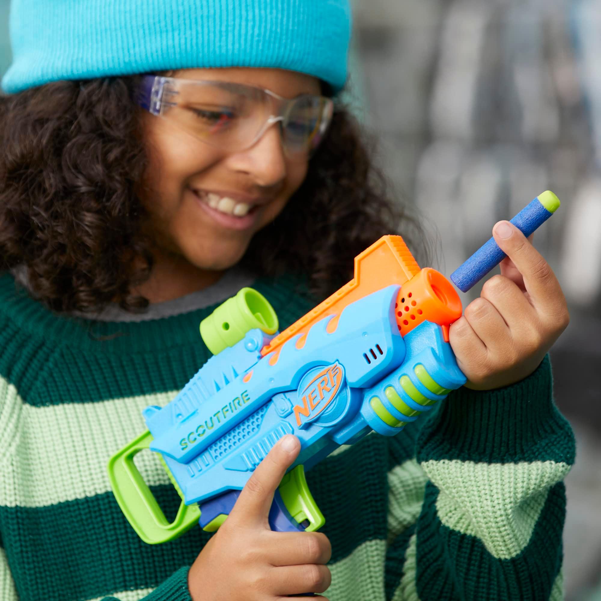 NERF Elite Junior Ultimate Starter Set, 2 Easy Play Blasters, 15 Darts for Kids Outdoor Games, Ages 6 & Up - Image 2