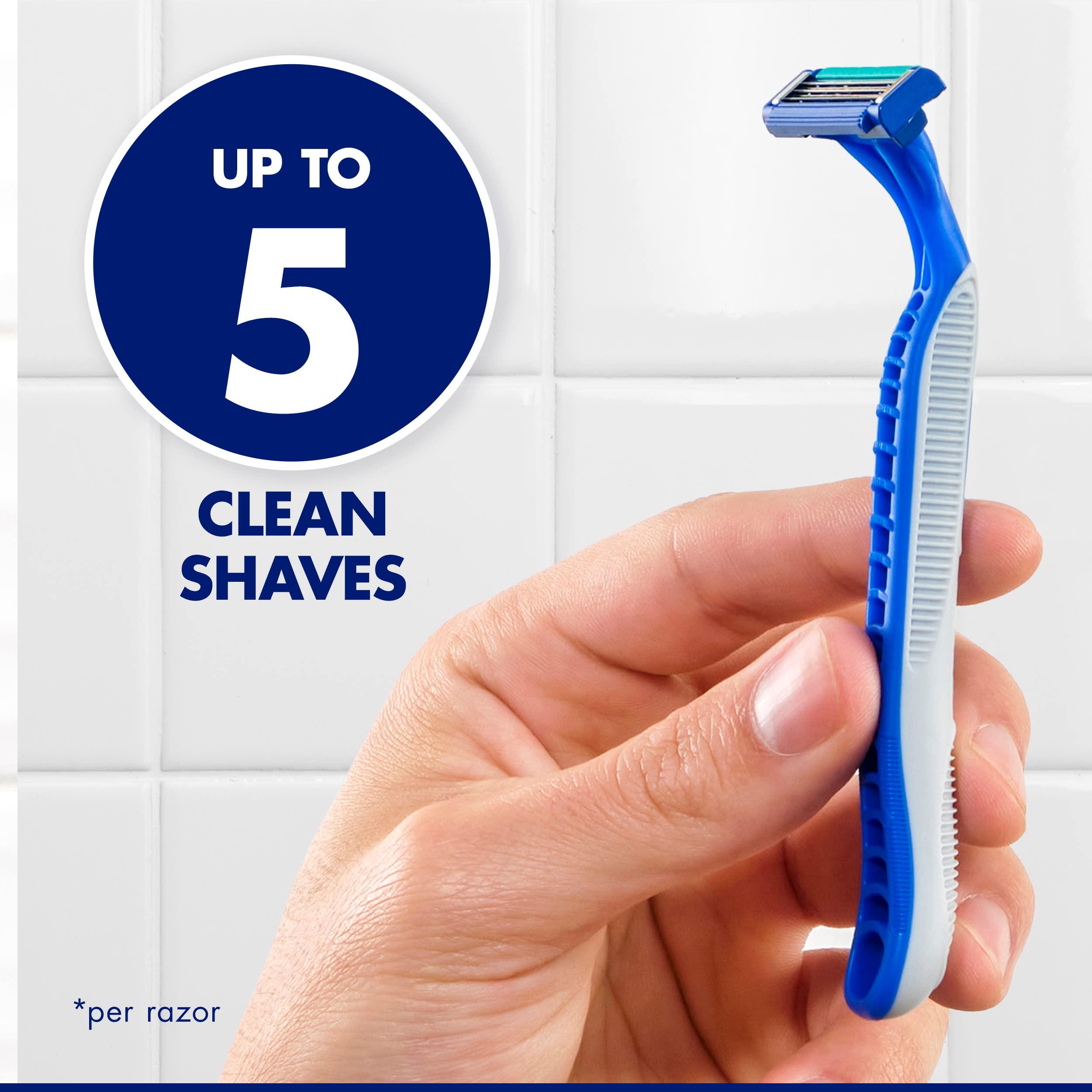 Gillette Sensor3 Simple Men's Disposable Razors, 8 Count - Image 2