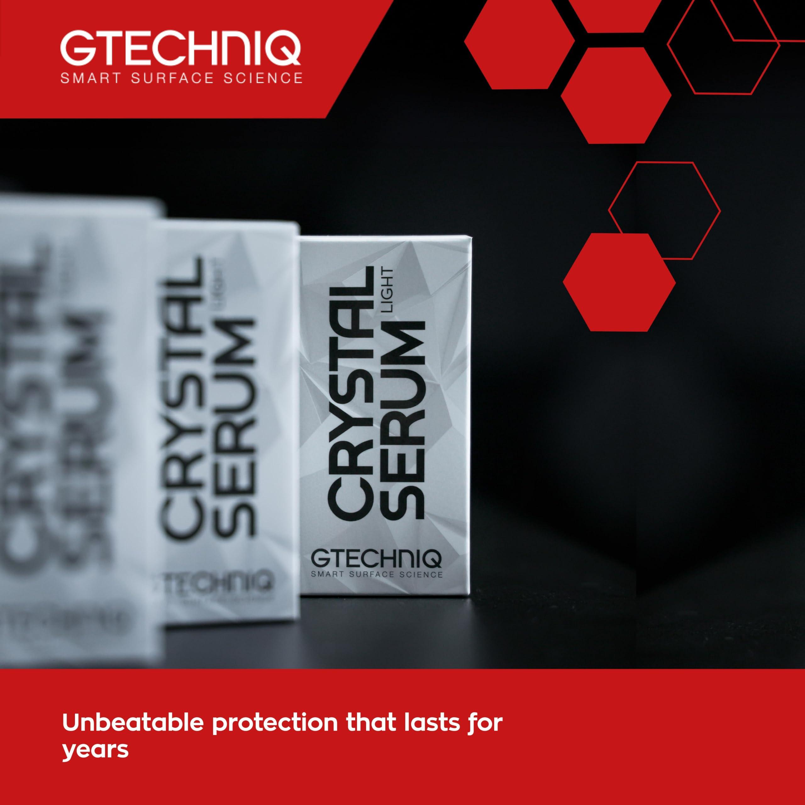 Gtechniq Crystal Serum Light Ceramic Coating for Cars, Protect Car Paintwork, High Shine, Easy to Apply, 50ml (Sufficient for 1 Med-Large Car)-3-5 Years Durability - Image 3
