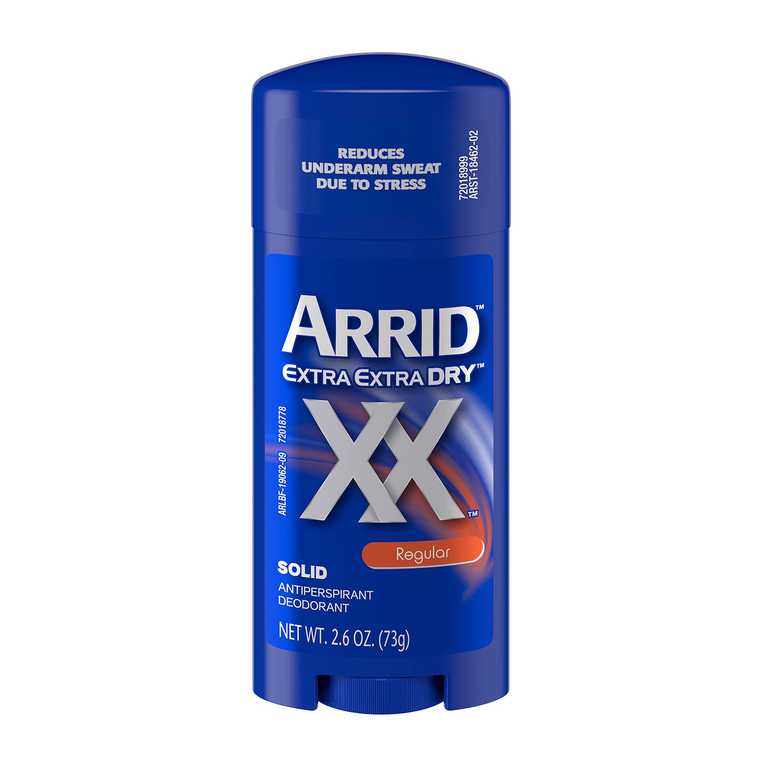ARRID XX Anti-Perspirant Deodorant Solid Regular 2.6 oz (Pack of 12)