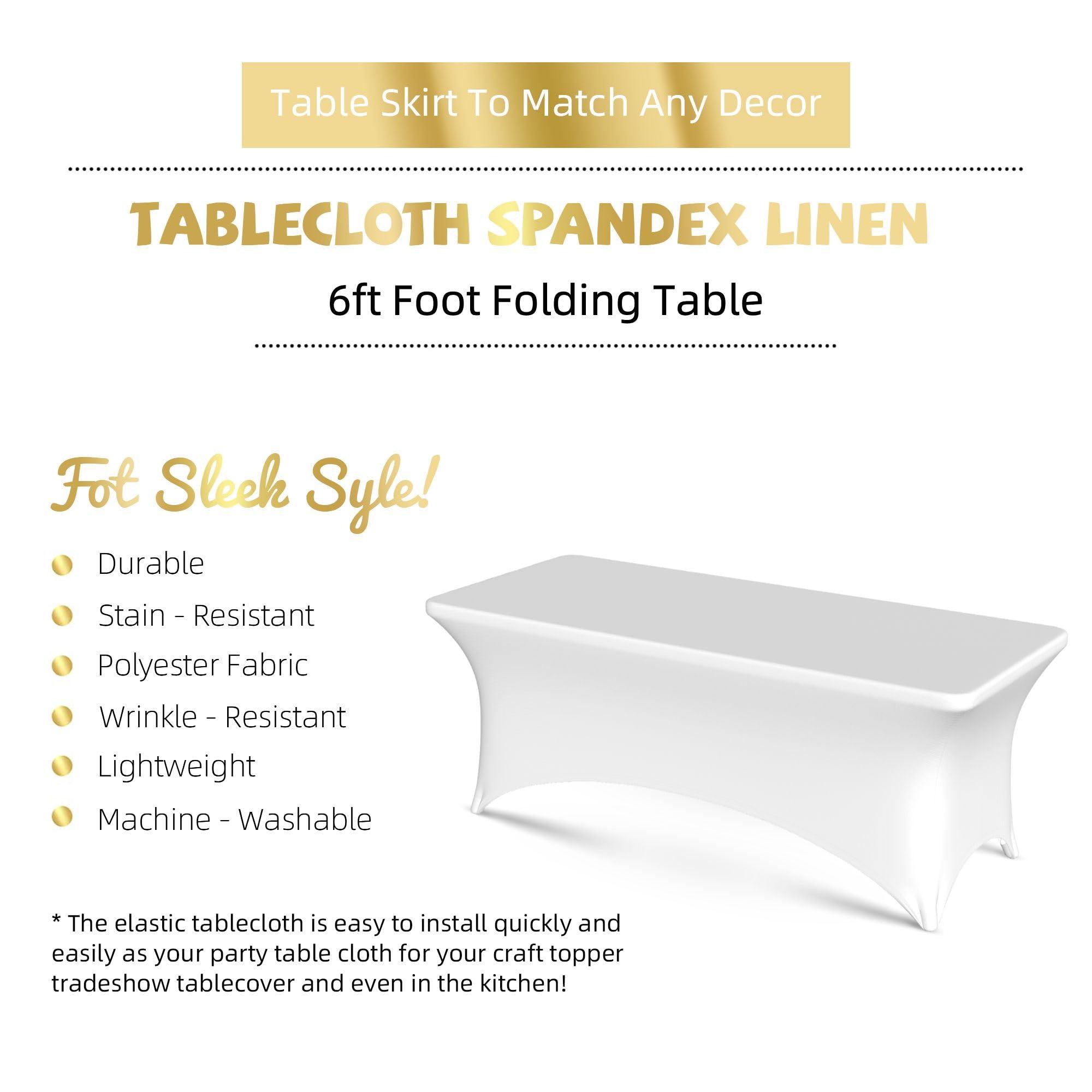 Custom Table Cloth with Business Logo 6 FT Custom Tablecloth with Text Image Customized for Business Tradeshow Events Birthday Party Wedding Decor Personalized Table Cloth - Image 5
