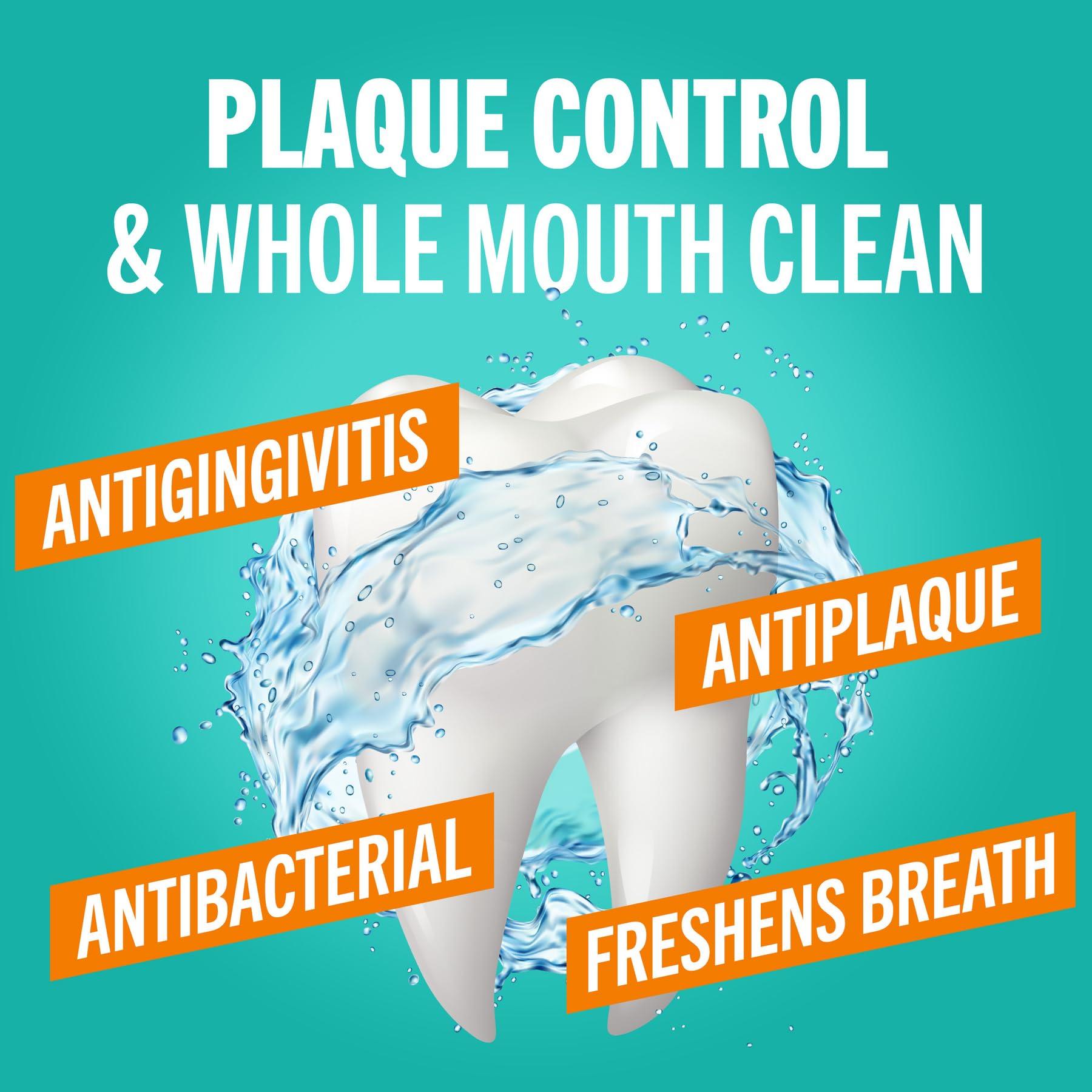 TheraBreath Plaque Control Pre-Brush Oral Rinse, Refreshing Mint Flavor, Antigingivitis and Antiplaque Rinse, Dentist Formulated, Alcohol Free, 16 Fl Oz (Pack of 2) - Image 3